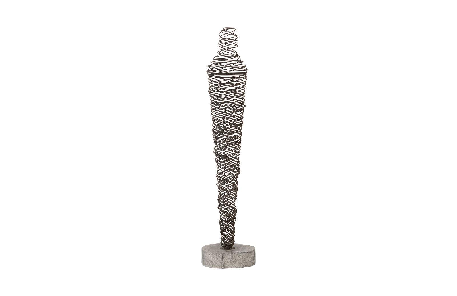 Abstract Wire Man Floor Sculpture, LG - Remutear