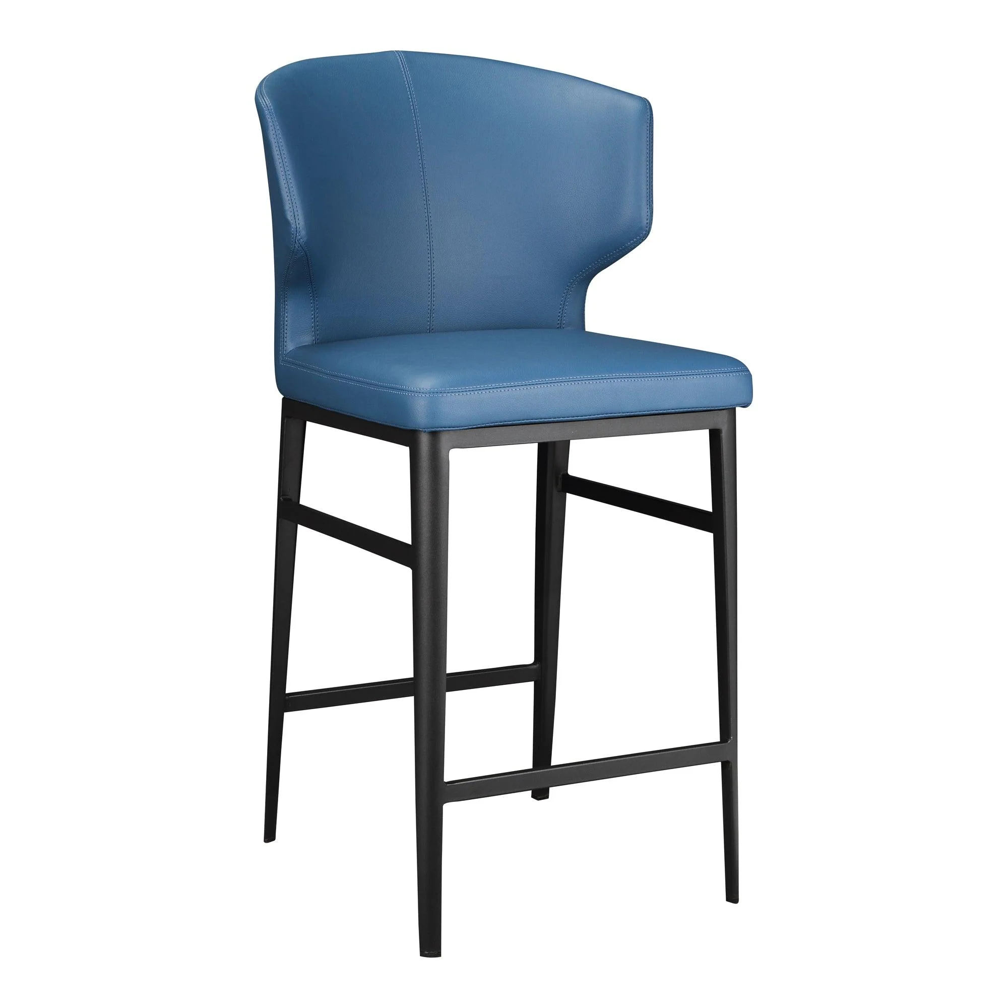Delaney Counter Stool Steel Blue - Remutear
