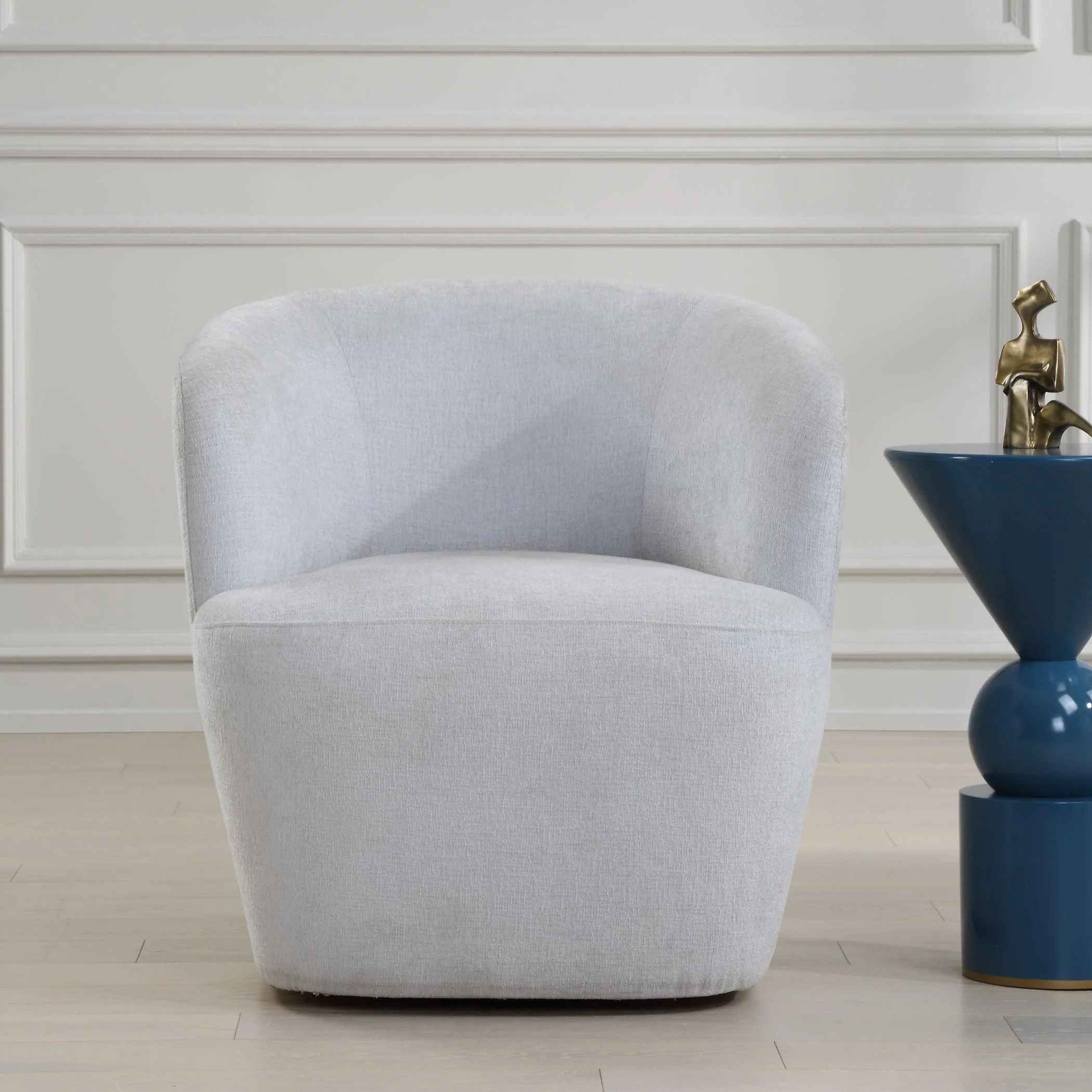 Mist Barrel Swivel Chair - Remutear