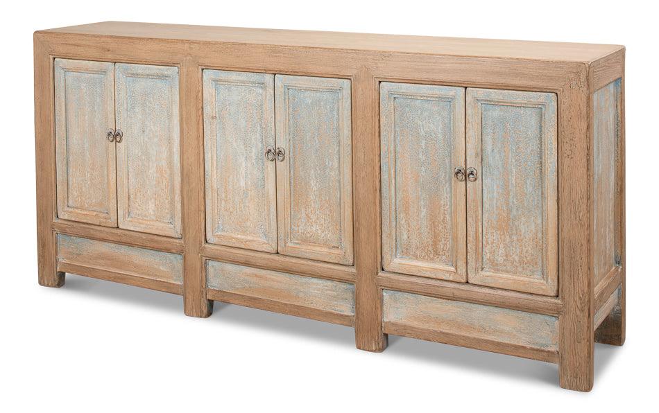 Gansu Sideboard - 6 Door - Pine - Remutear