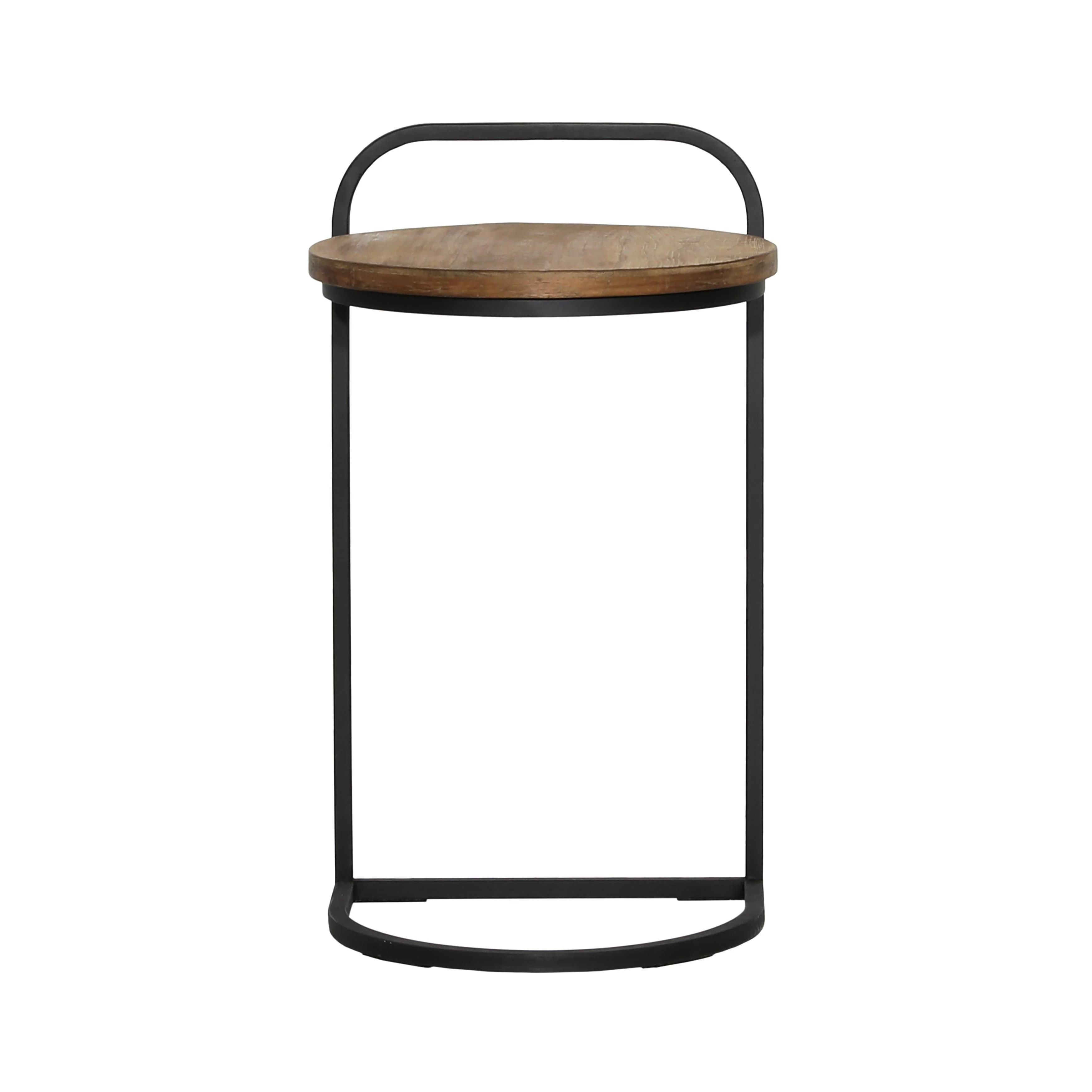 Leith Laptop End Table Teak - Remutear