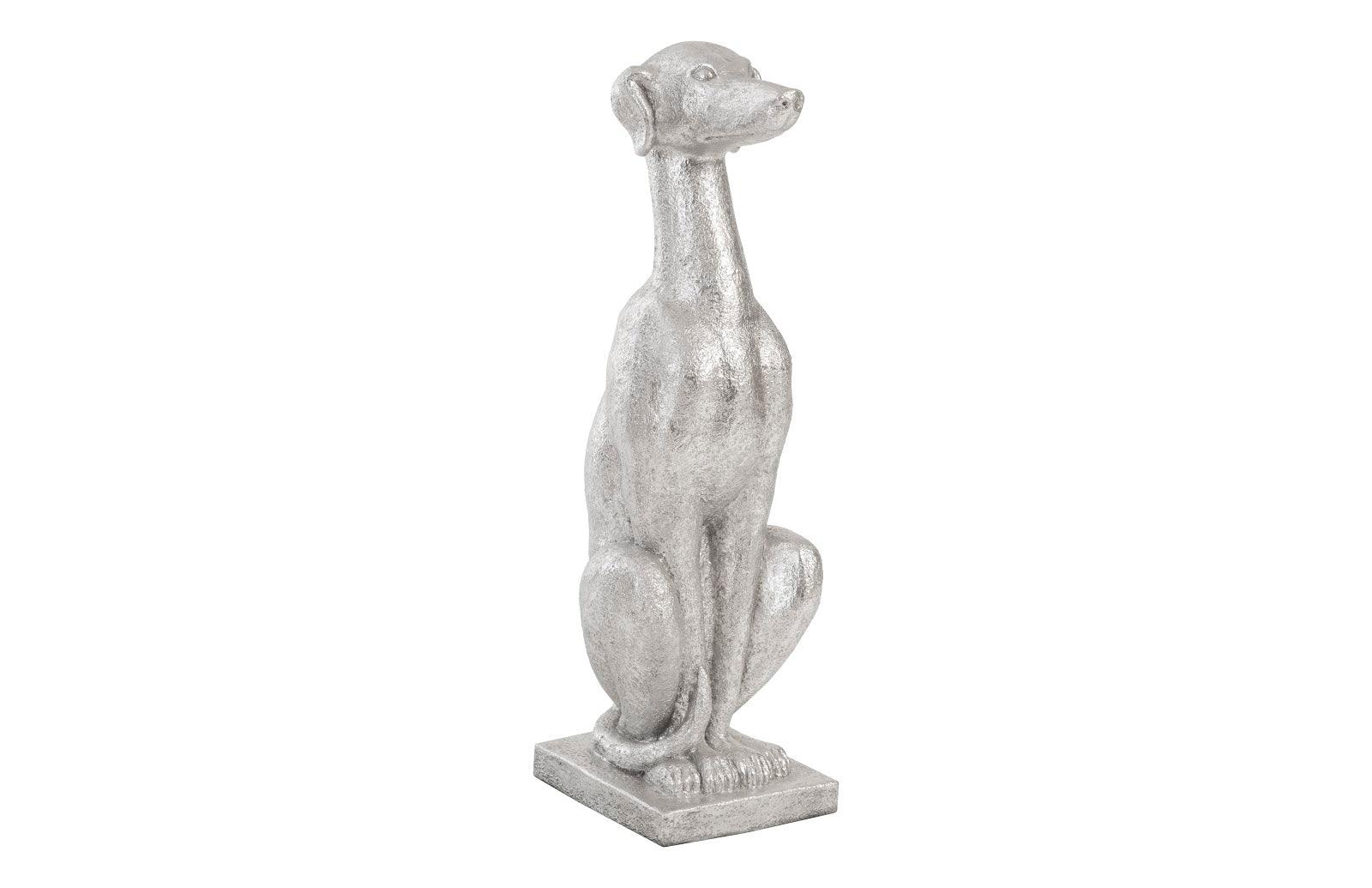 Greyhound, Resin, Silver Leaf - Remutear