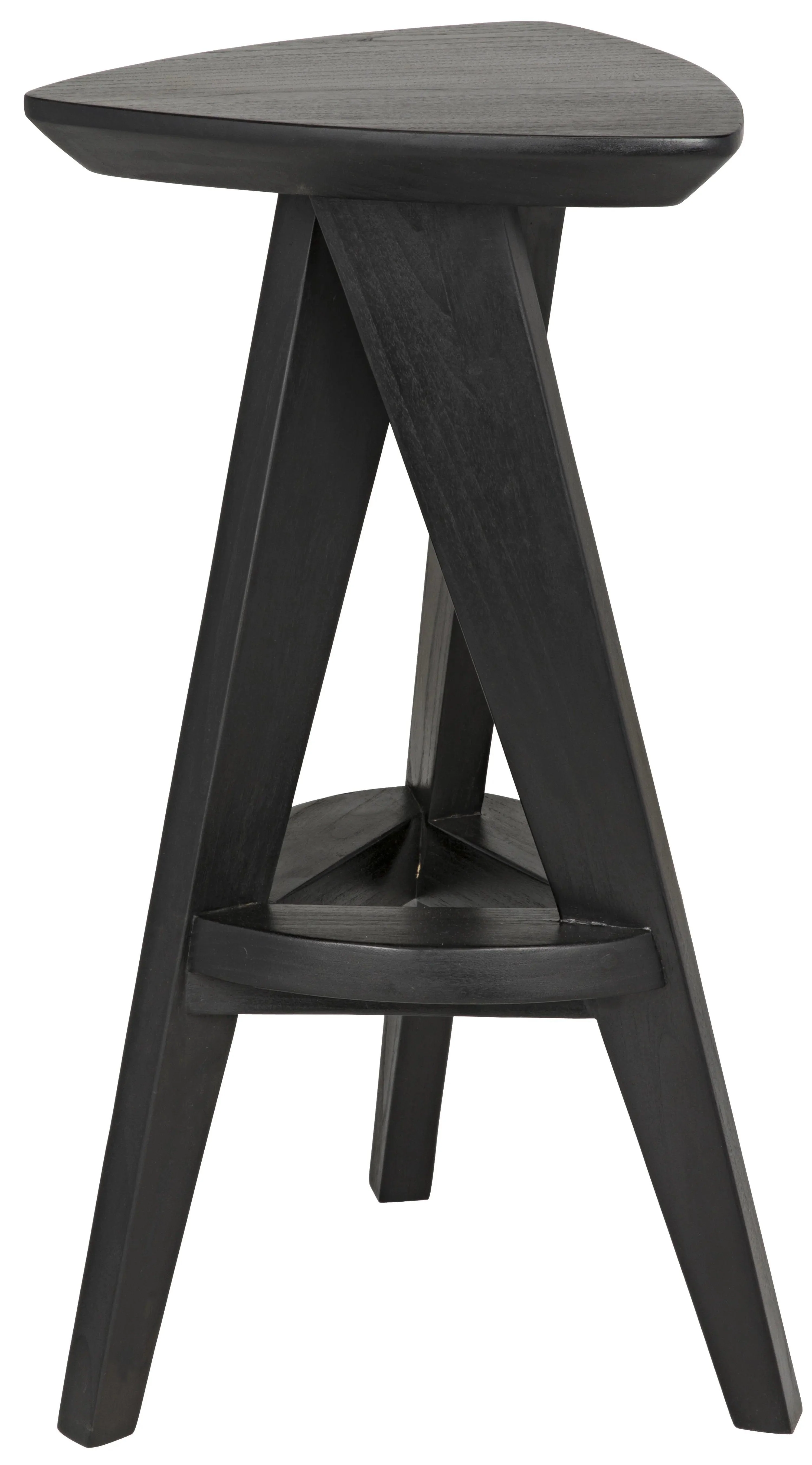 Twist Counter Stool, Charcoal Black - Remutear
