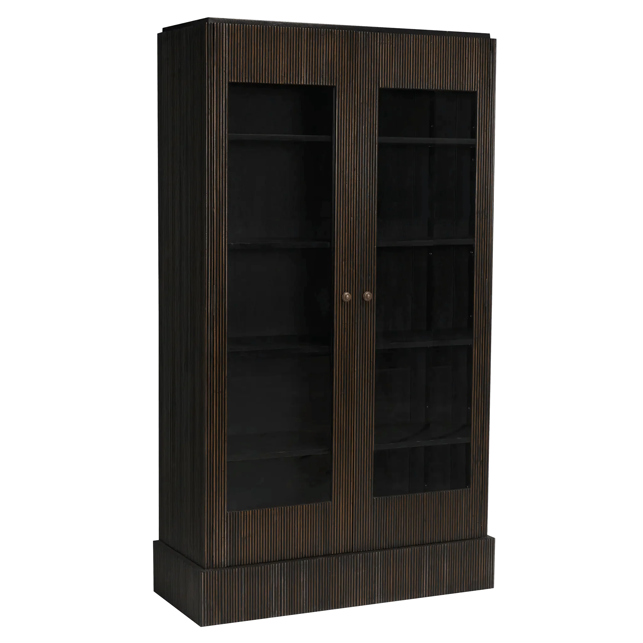 Noho Hutch, Hand Rubbed Black with Light Brown Trim - Remutear