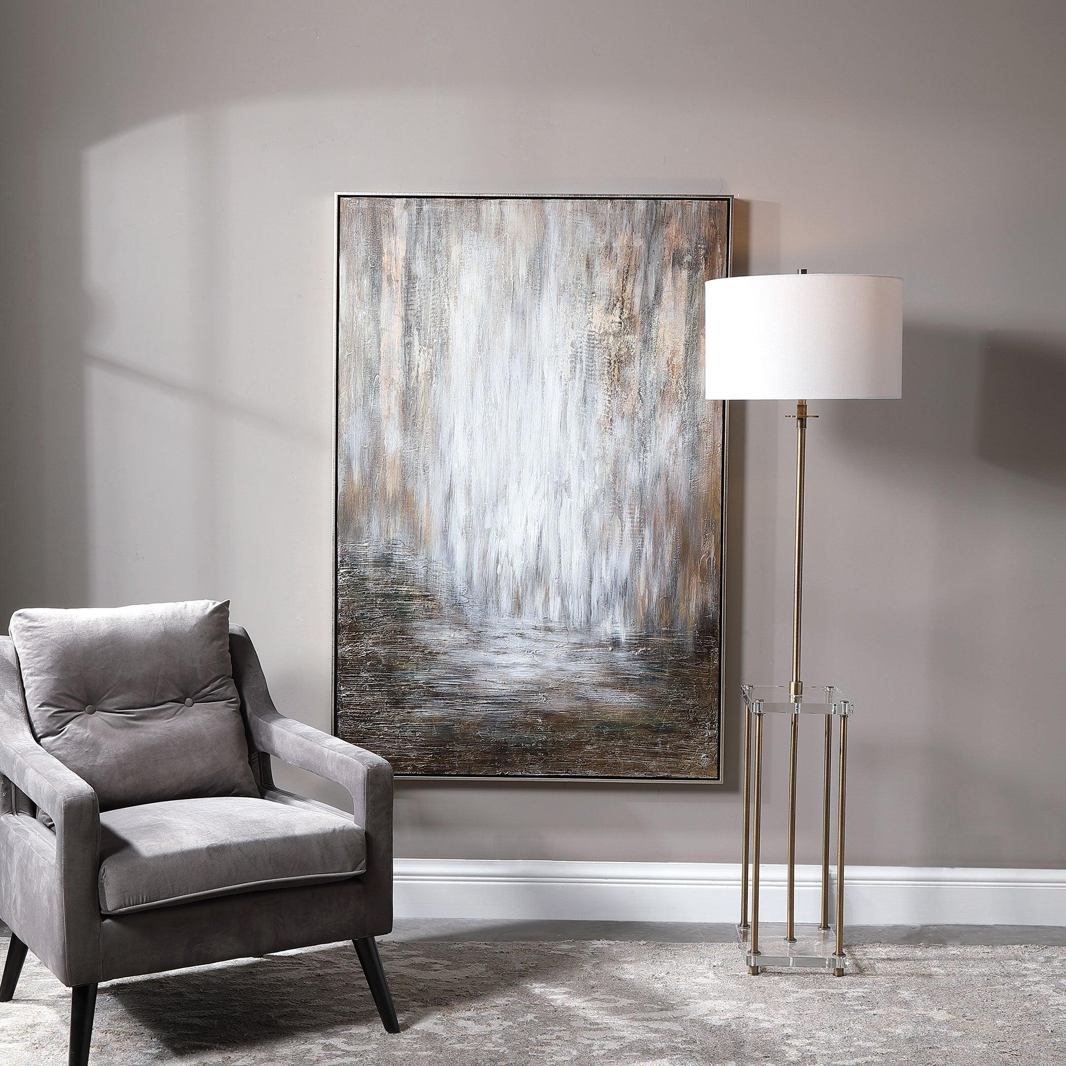 Desert Rain Hand Painted Abstract Art - Remutear