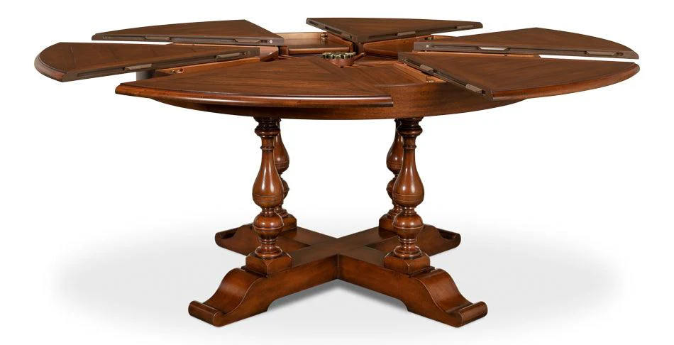 Walnut Jupe Dining Table - Medium - Remutear