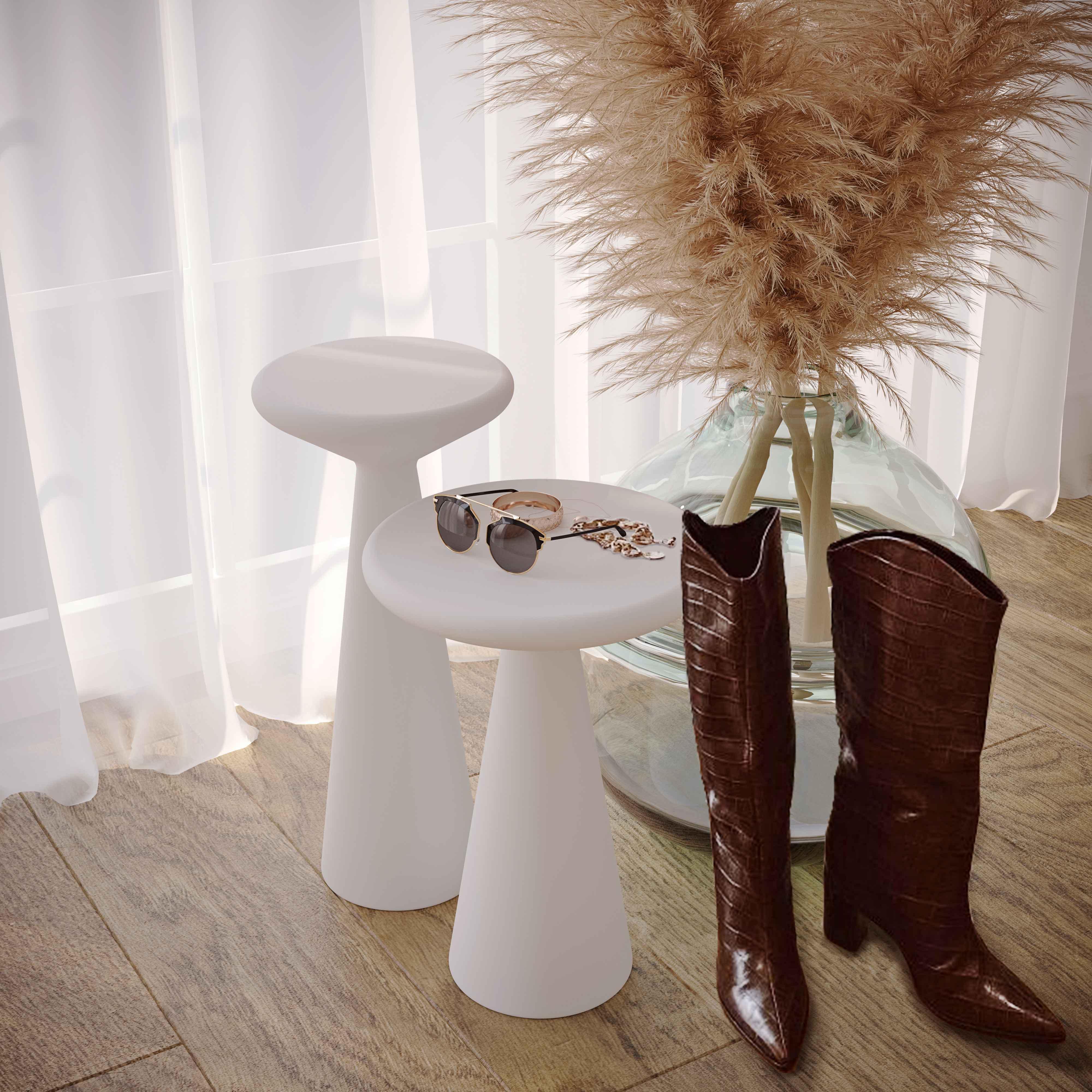 Gianna Concrete Accent Tables - Set of 2 - Remutear