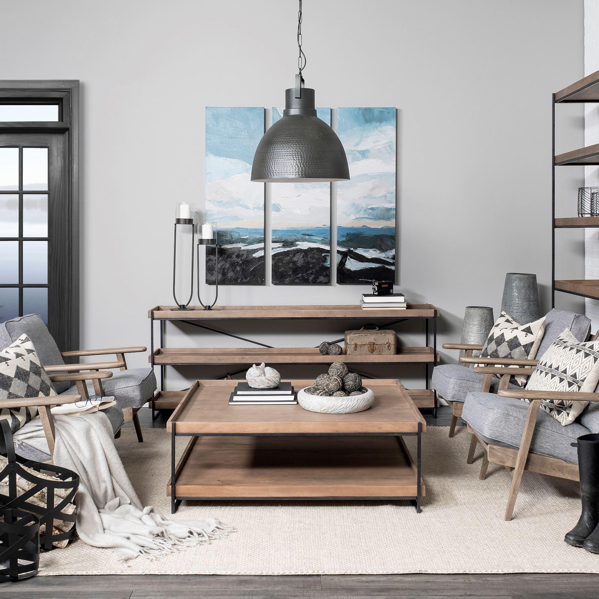 Trey I Iron Console Table - Remutear