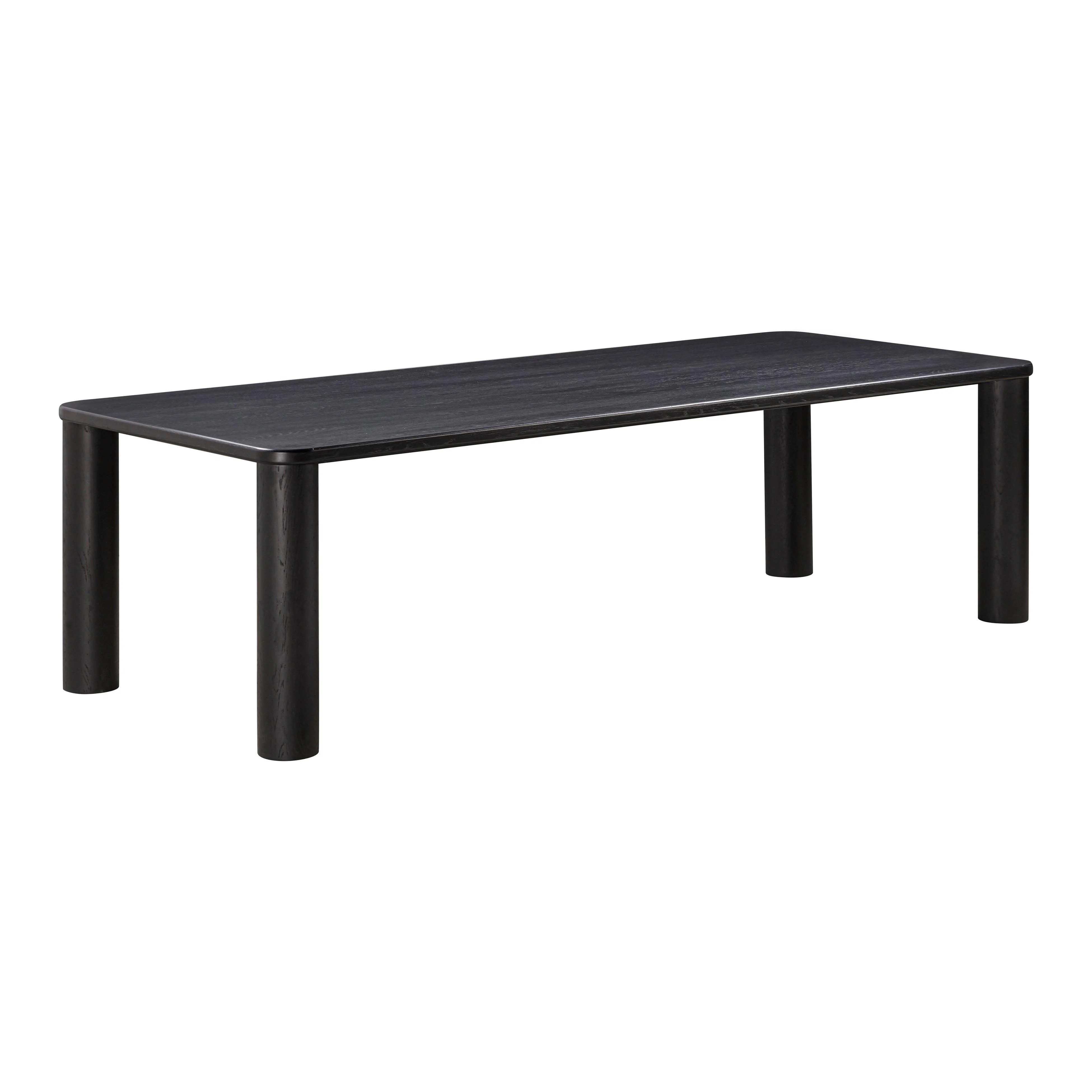 Akola Black Oak Rectangular Dining Table - Remutear