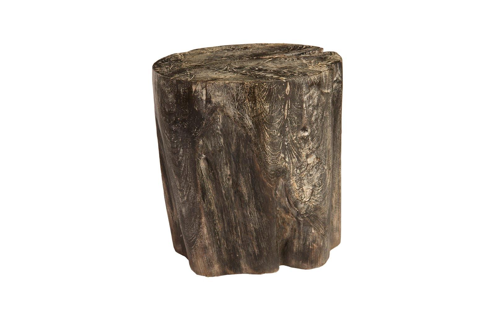 Black Wash Stool, Round - Remutear
