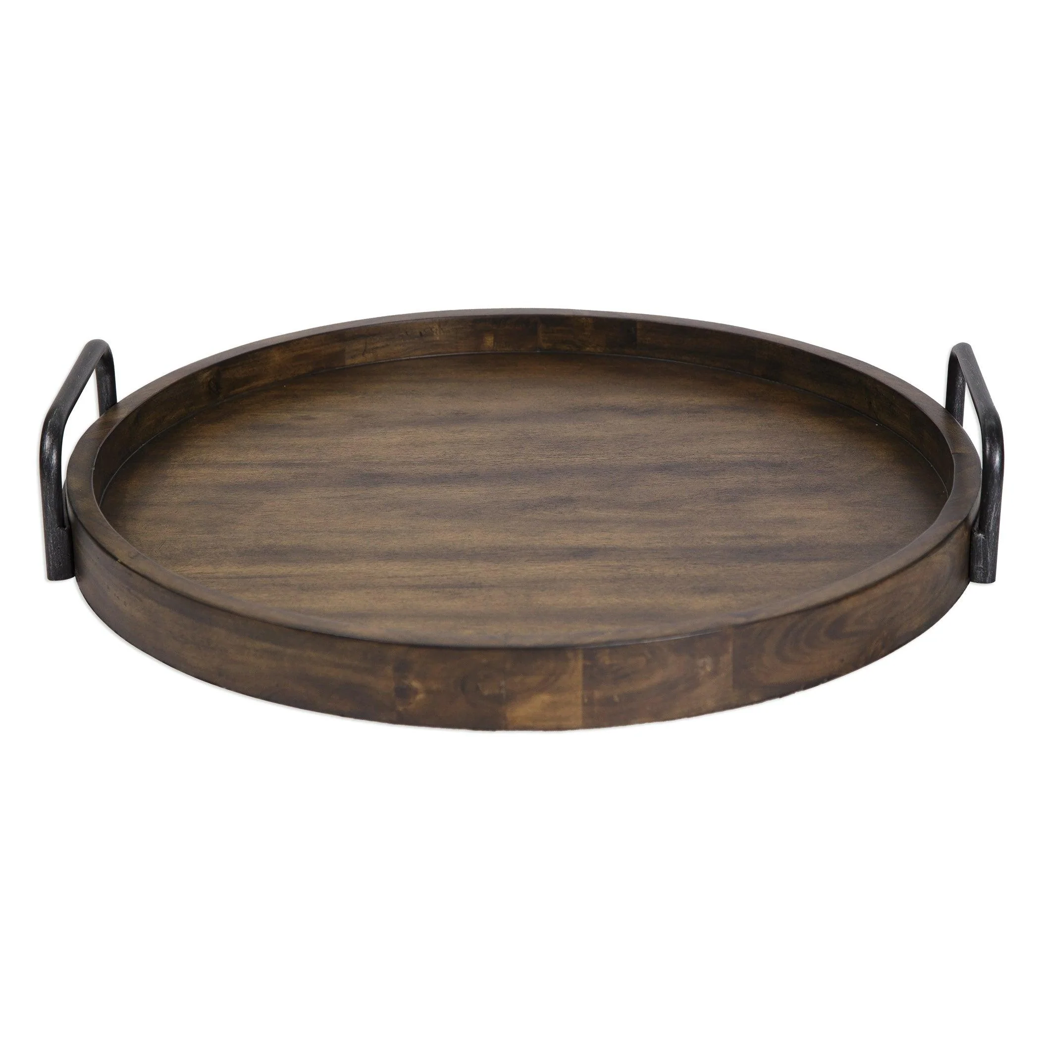 REINE ROUND WOODEN TRAY - Remutear