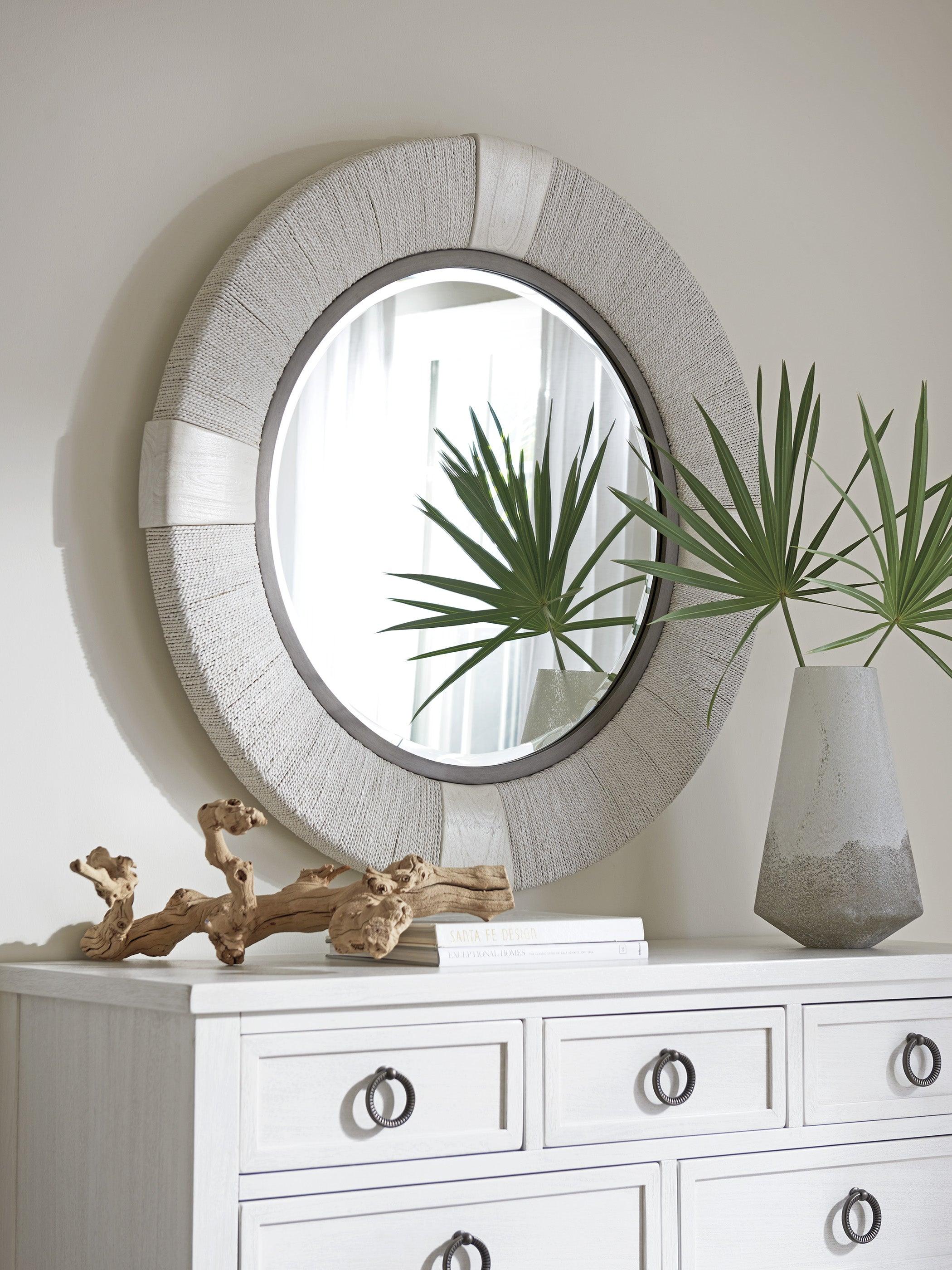 Ocean Breeze Seacroft Round Mirror - Remutear