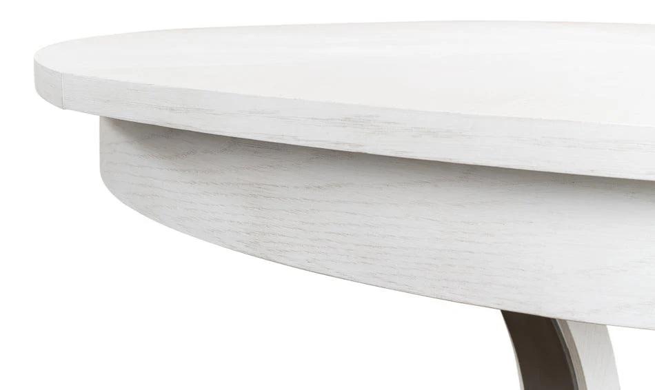 Tower Jupe Dining Table Med Working Wht - Remutear