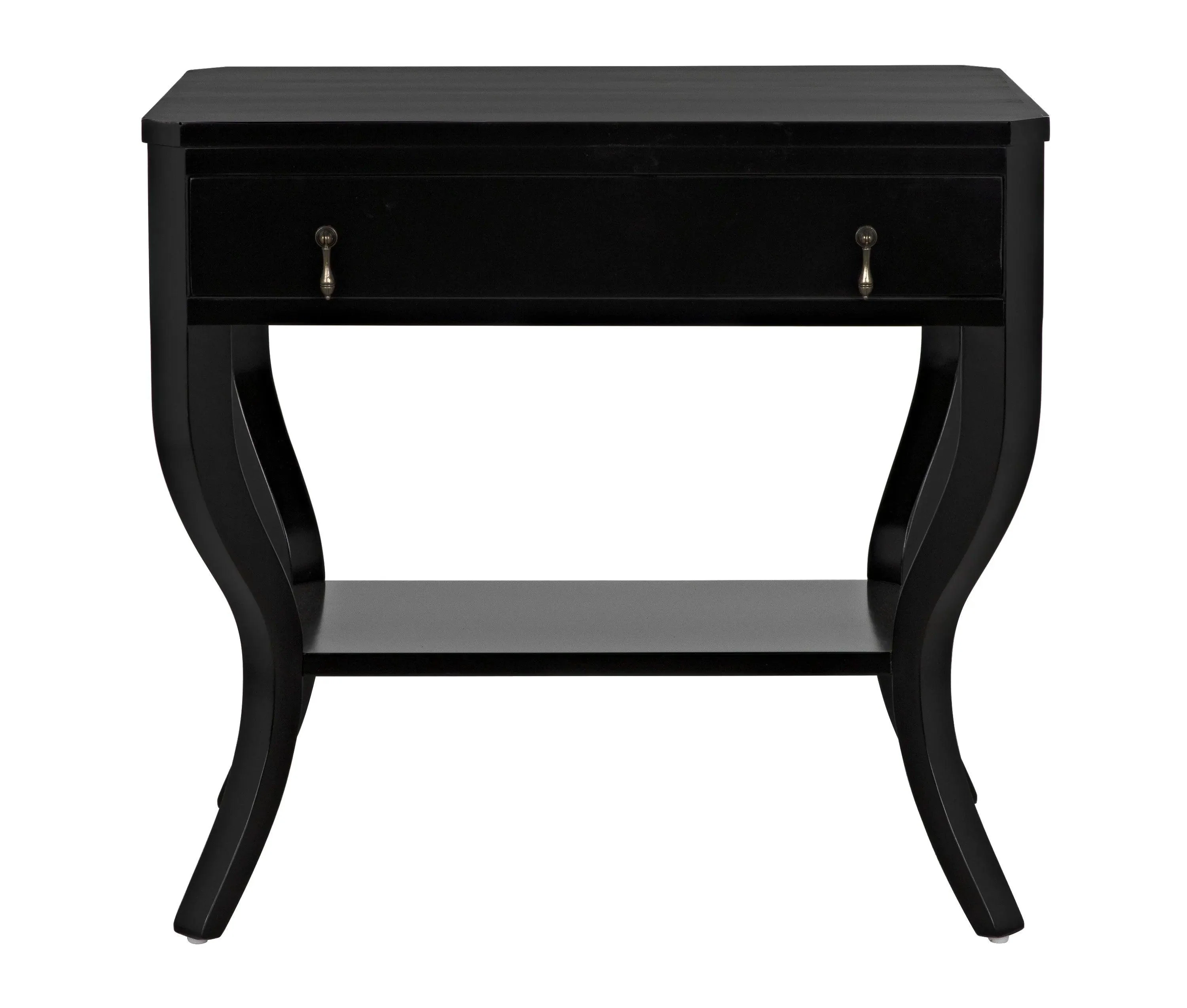 Weldon Side Table, Distressed Black - Remutear
