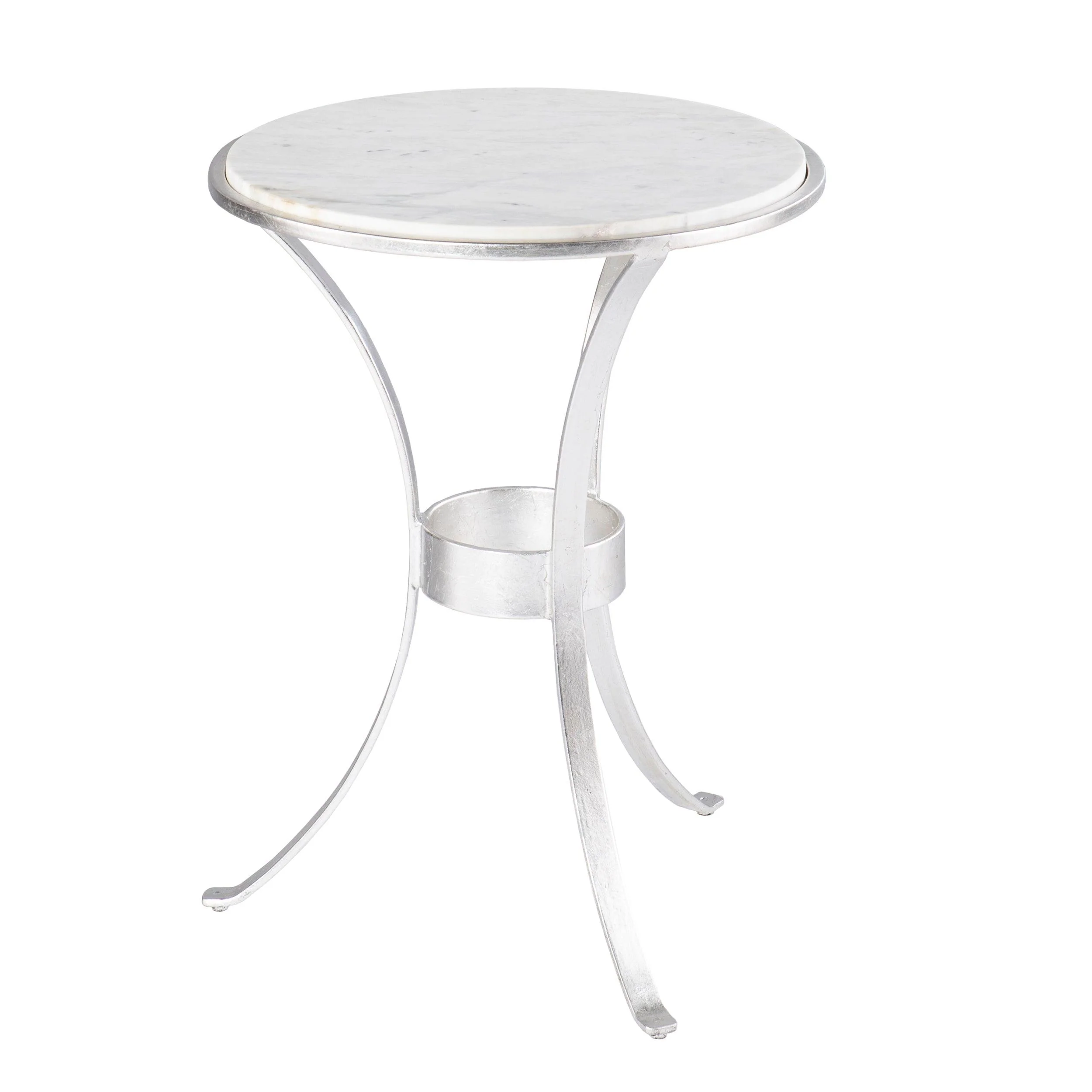 Fordoche Round Accent Table - Silver - Remutear