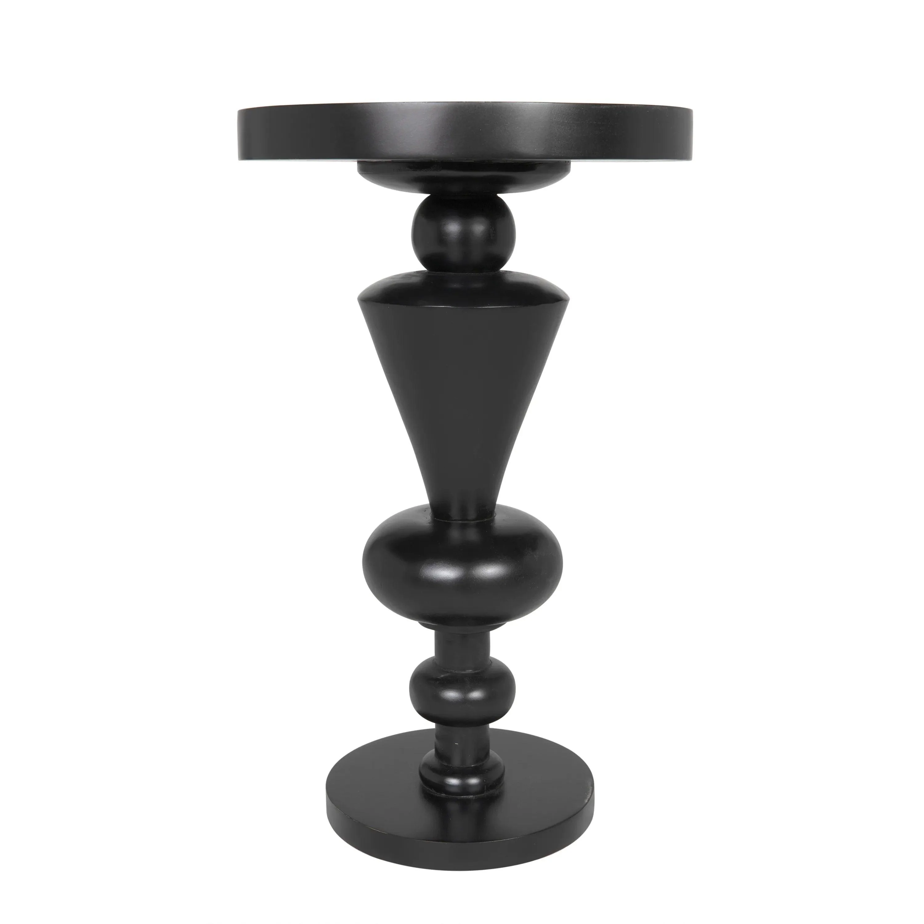 Fenring Side Table, Hand Rubbed Black - Remutear