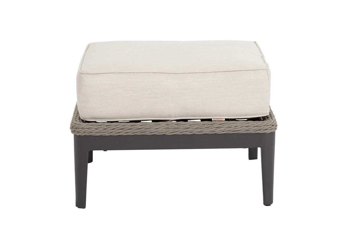 Marbella Ottoman in Echo Ash w/ Self Welt - Remutear