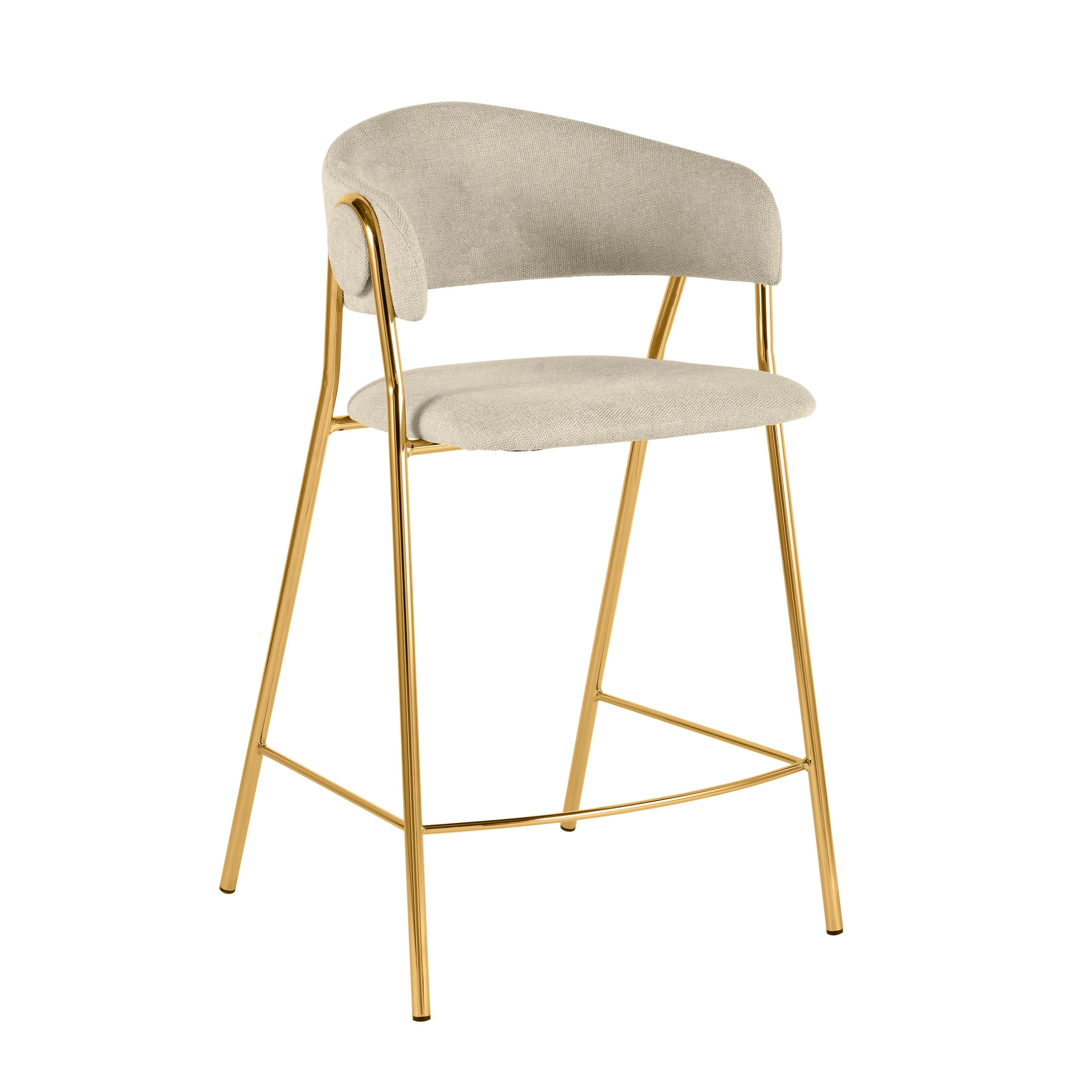 Lara Cream Counter Stool by Inspire Me! Home Decor - Set of 2 - Remutear