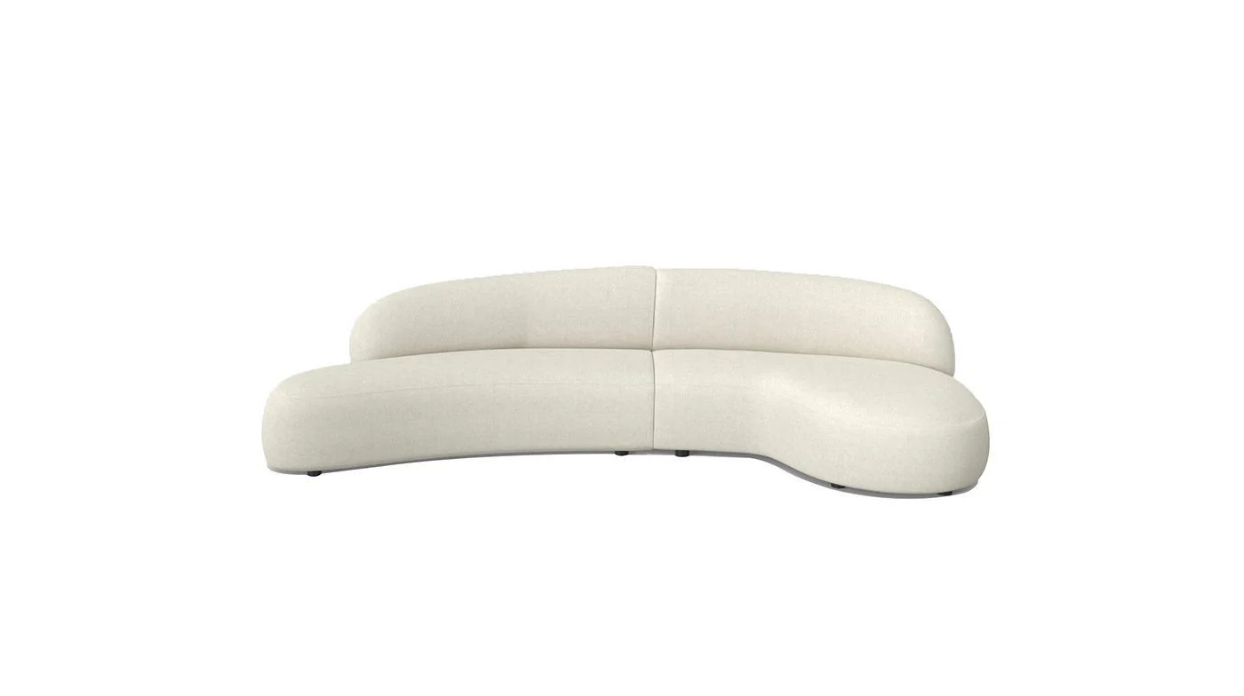 MORITZ Sectional 2-Piece Chaise Facing Right - Remutear