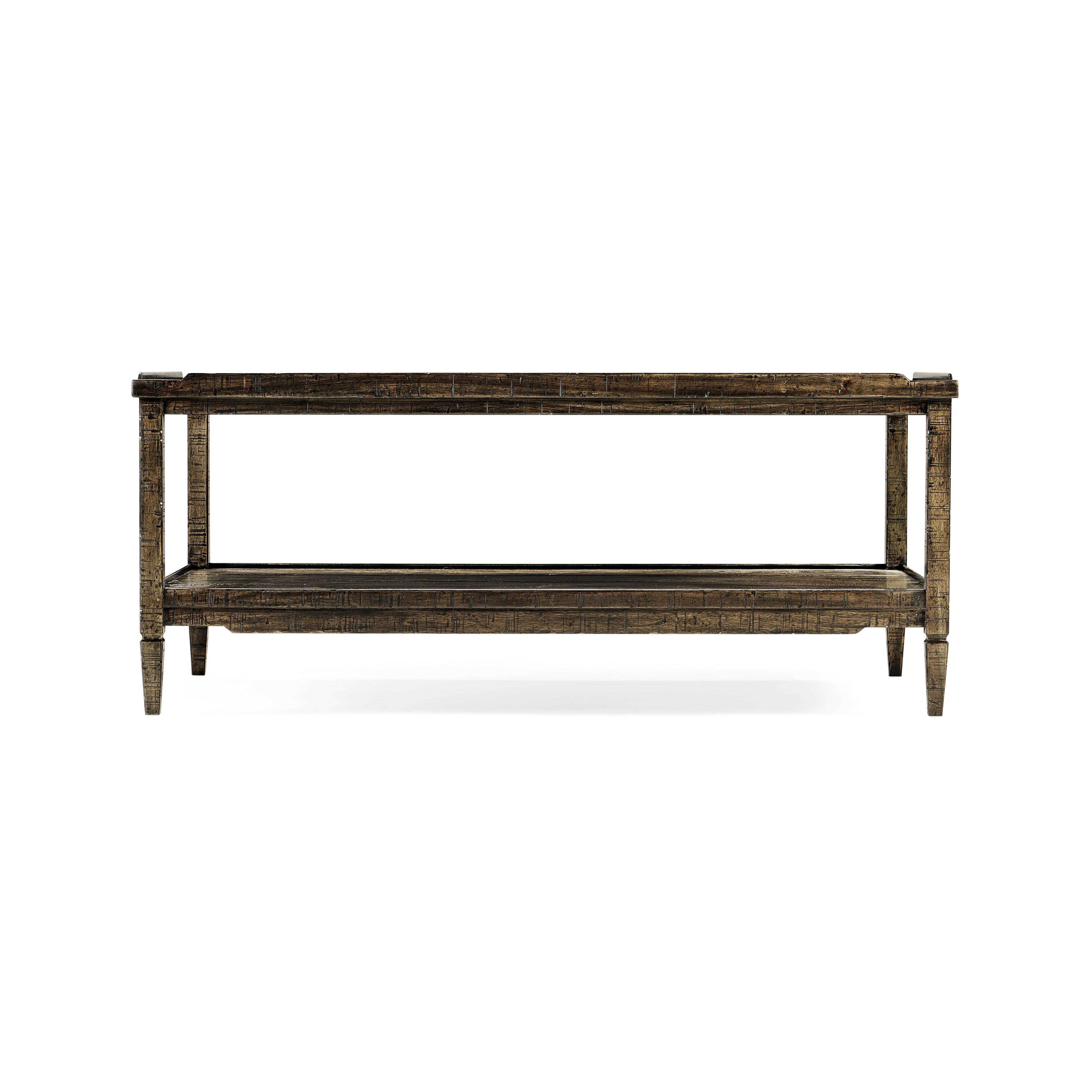 Casual Accents Dark Driftwood Cocktail Table - Remutear