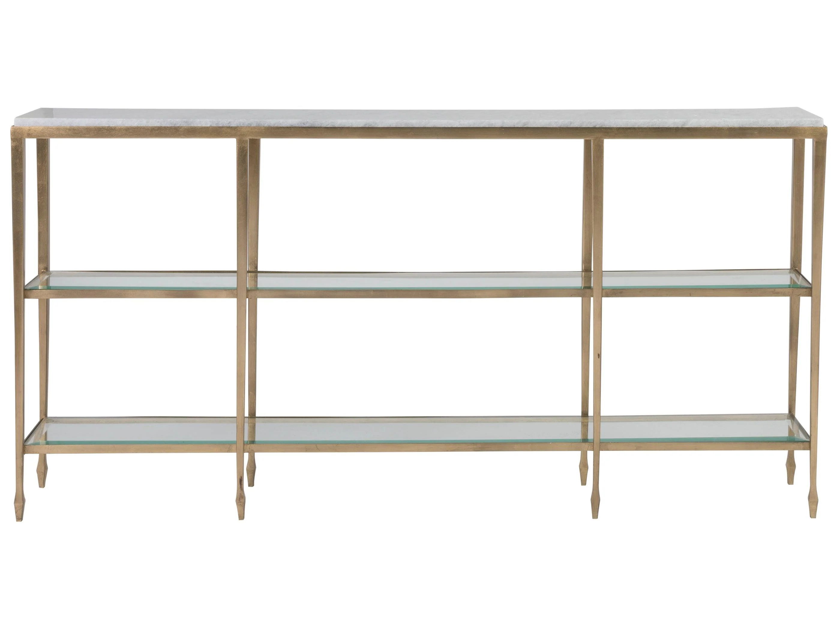 Signature Designs Sashay Gold Console - Remutear