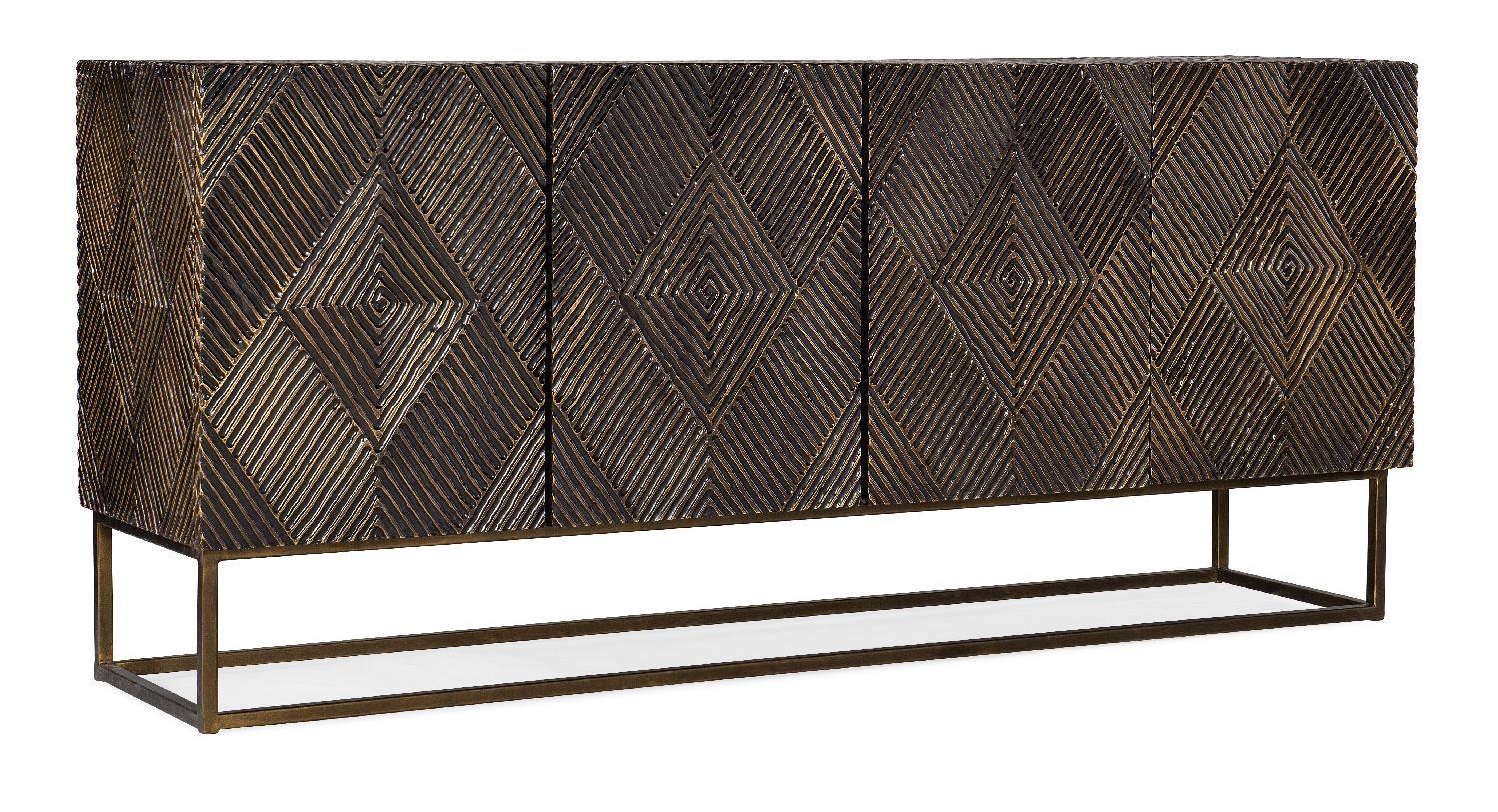 Melange Marcellus Four Door Credenza - Remutear