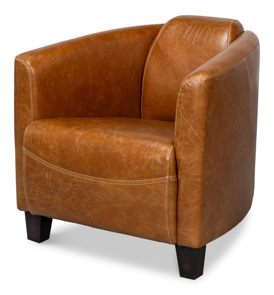 Mandy Arm Chair - Cuba Brown - Remutear