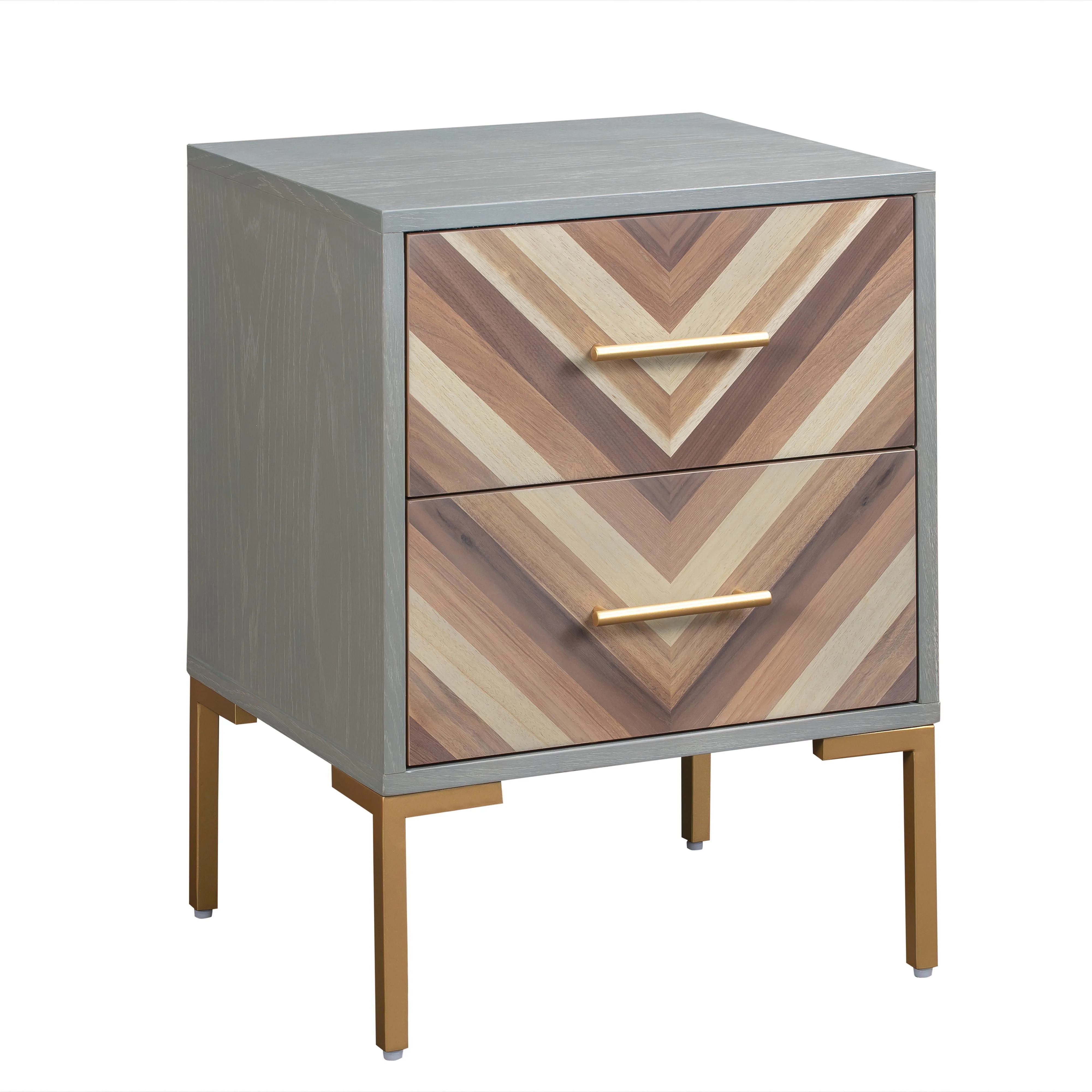 Quinn Grey Side Table - Remutear