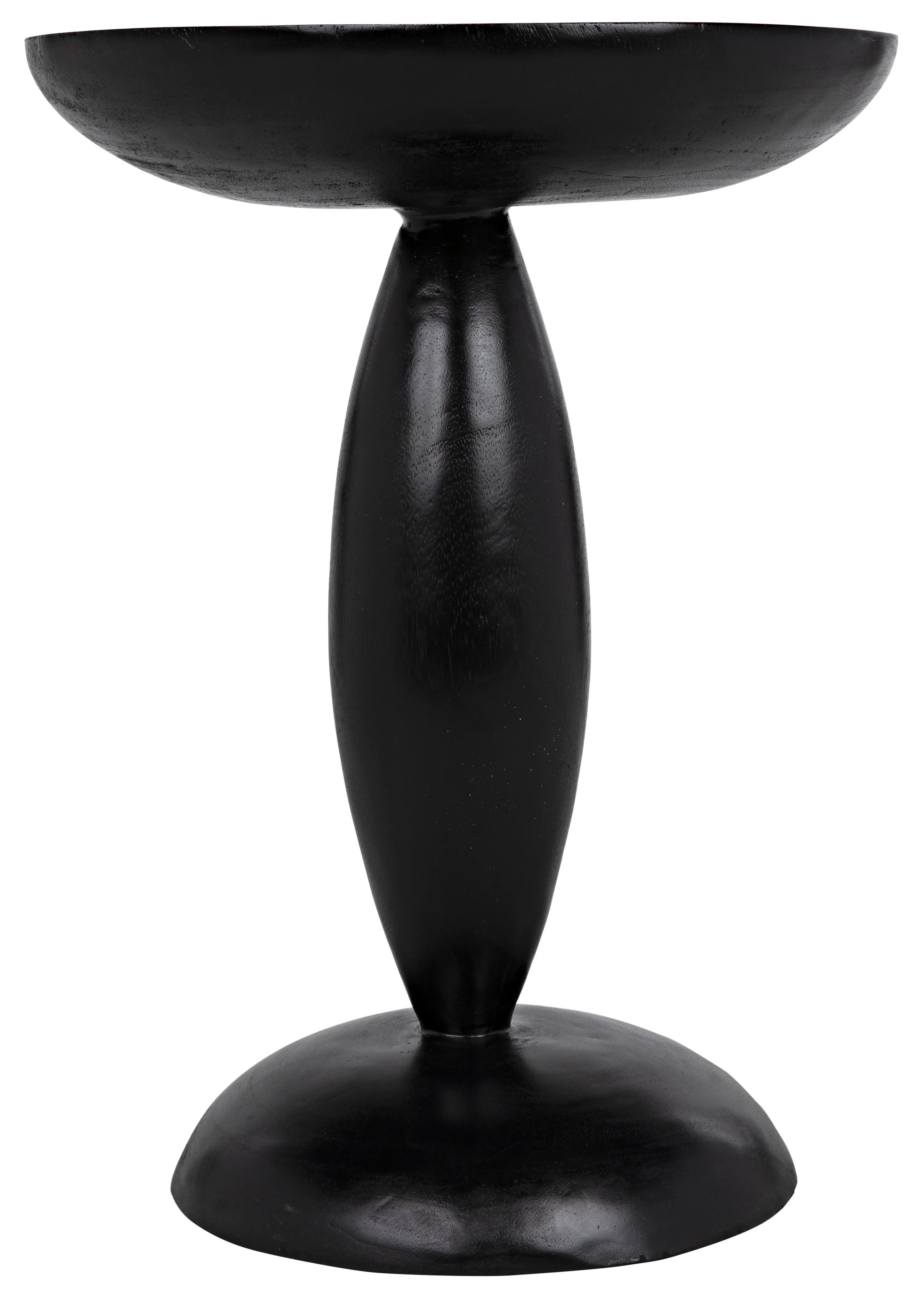 Adonis Side Table, Hand Rubbed Black - Remutear