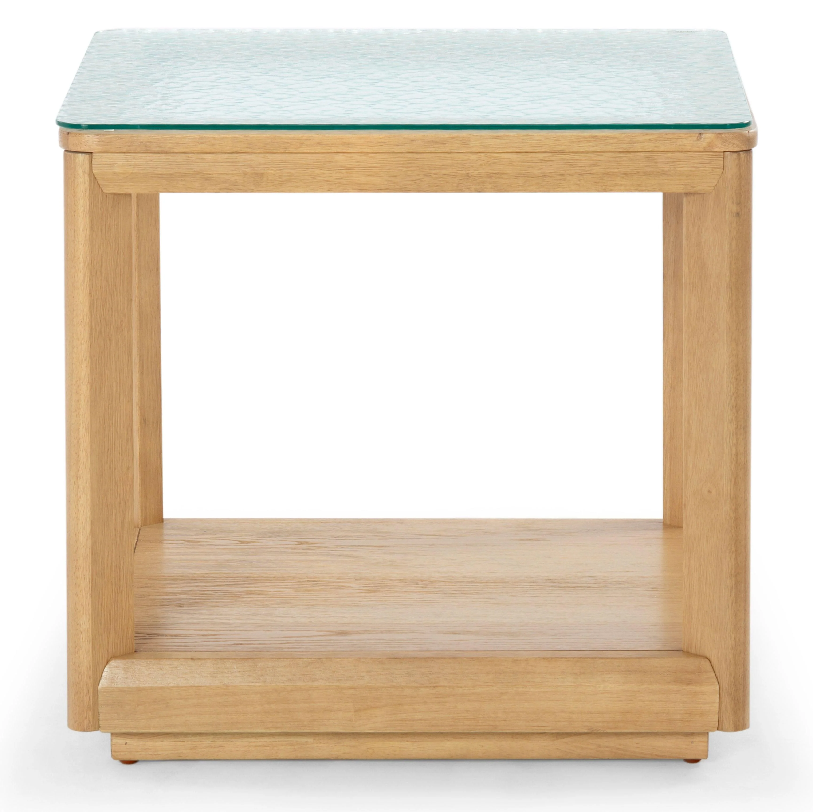 BENECARLO GLASS TOP ACCENT TABLE - Remutear