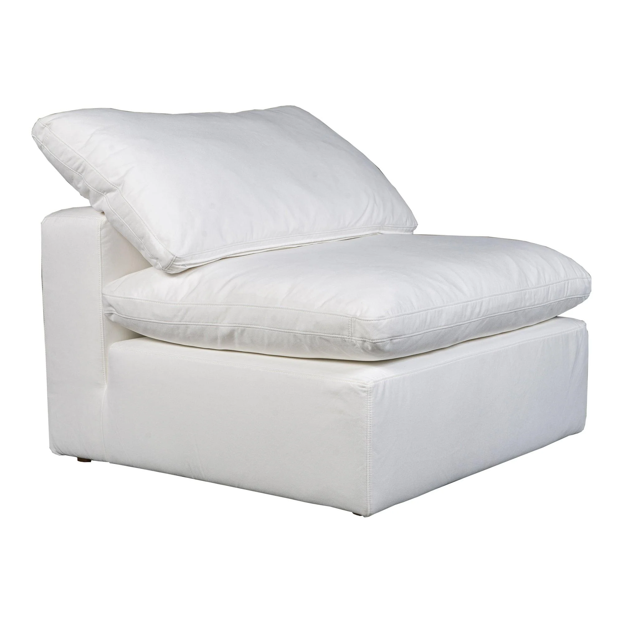 Terra Condo Slipper Chair Performance Fabric White - Remutear
