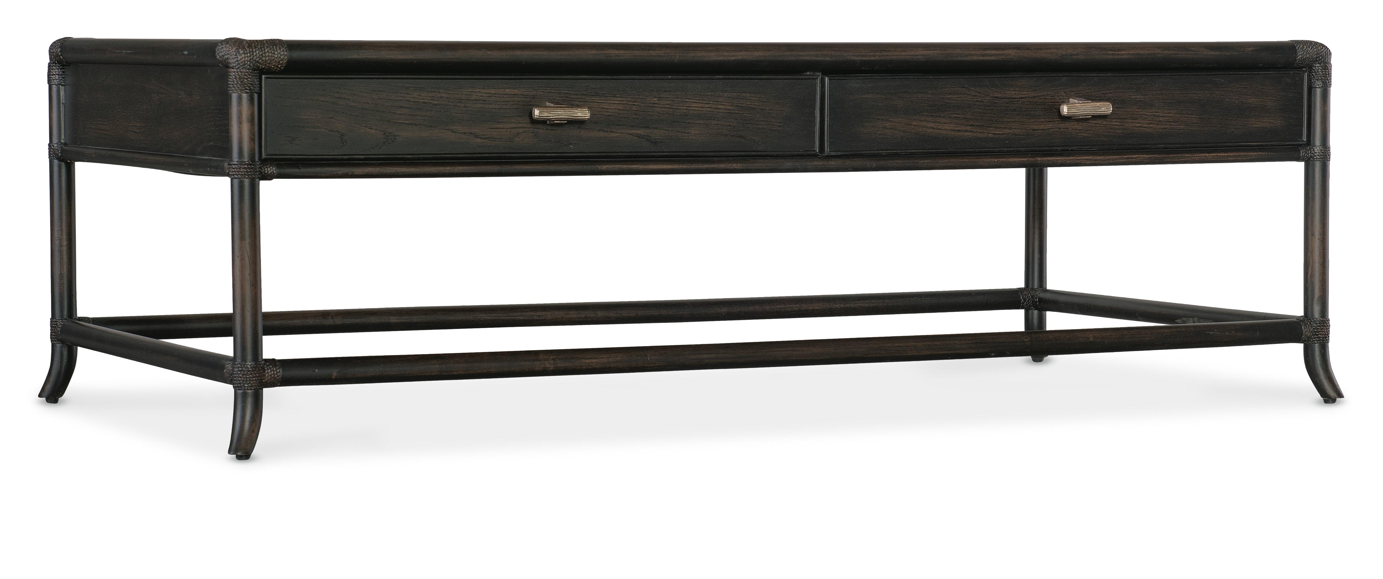 Retreat Pole Rattan Cocktail Table - Remutear