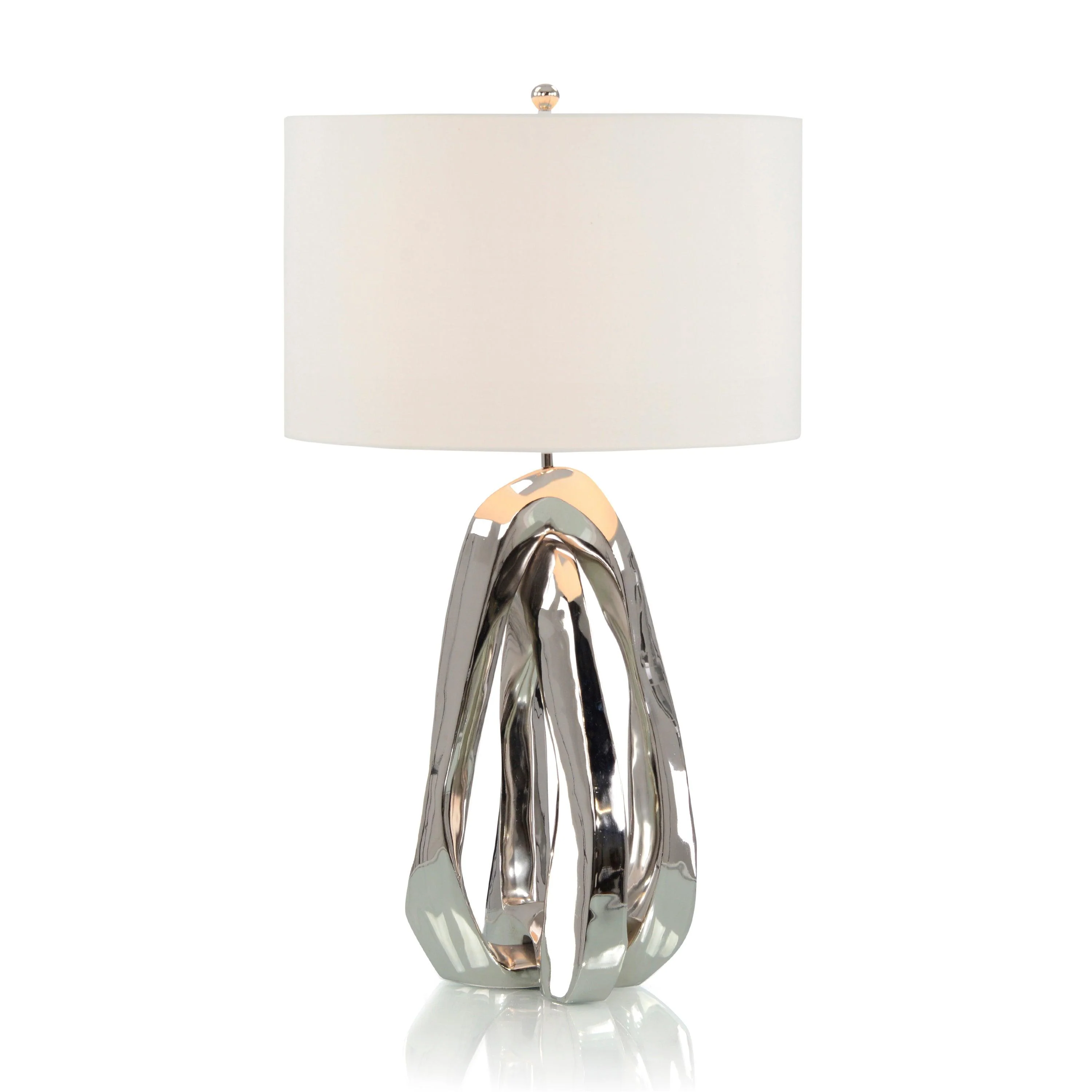 Amorphic Nickel Table Lamp - Remutear