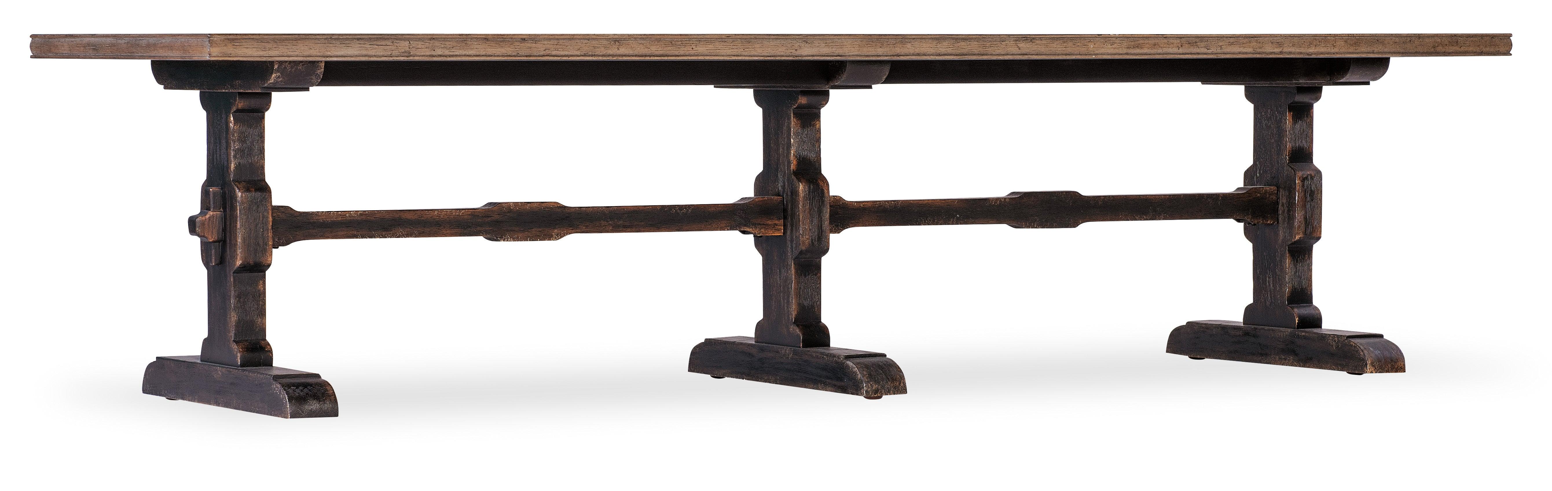 Americana Trestle Rectangle Cocktail Table - Remutear