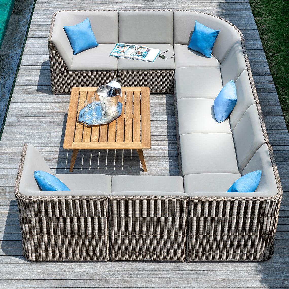 Milano Sectional Armless Settee - Remutear