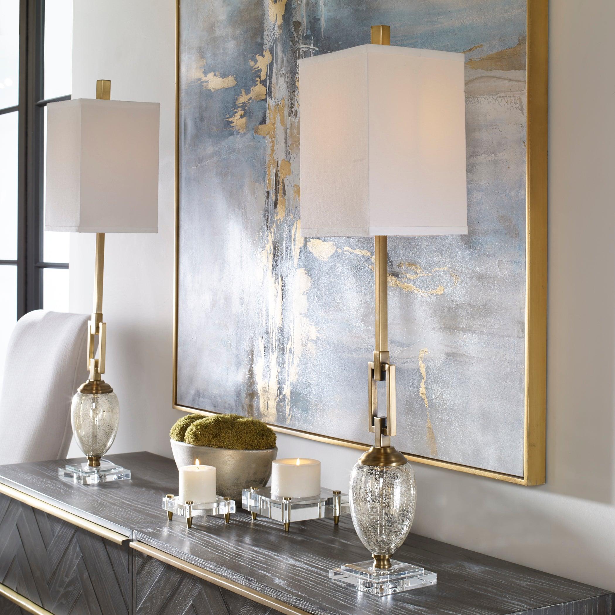 Copeland Mercury Glass Buffet Lamp - Remutear
