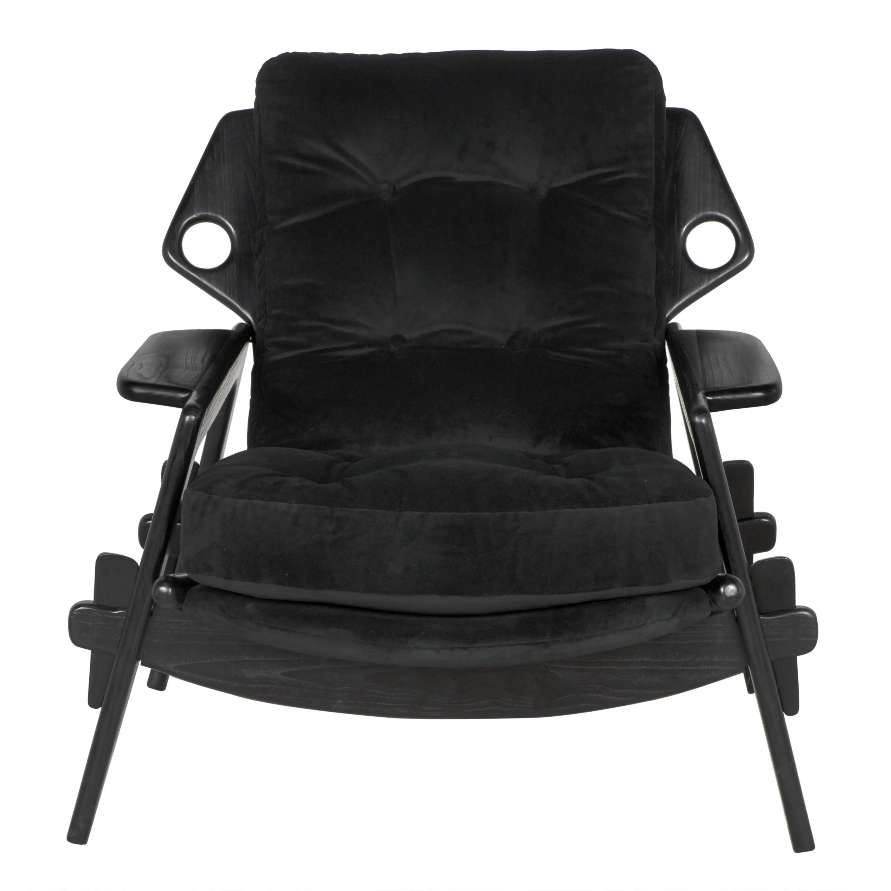 Pax Chair with cFc Performance Velvet Upholstery - Remutear