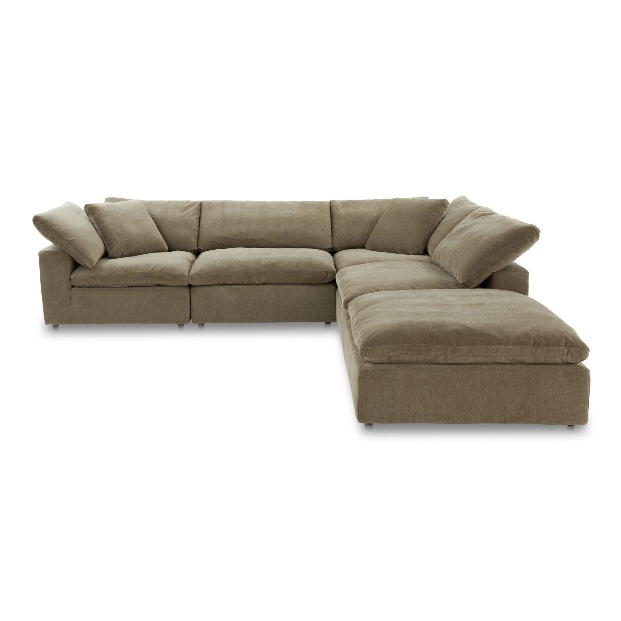 Clay Dream Modular Sectional Performance Fabric Desert Sage - Remutear