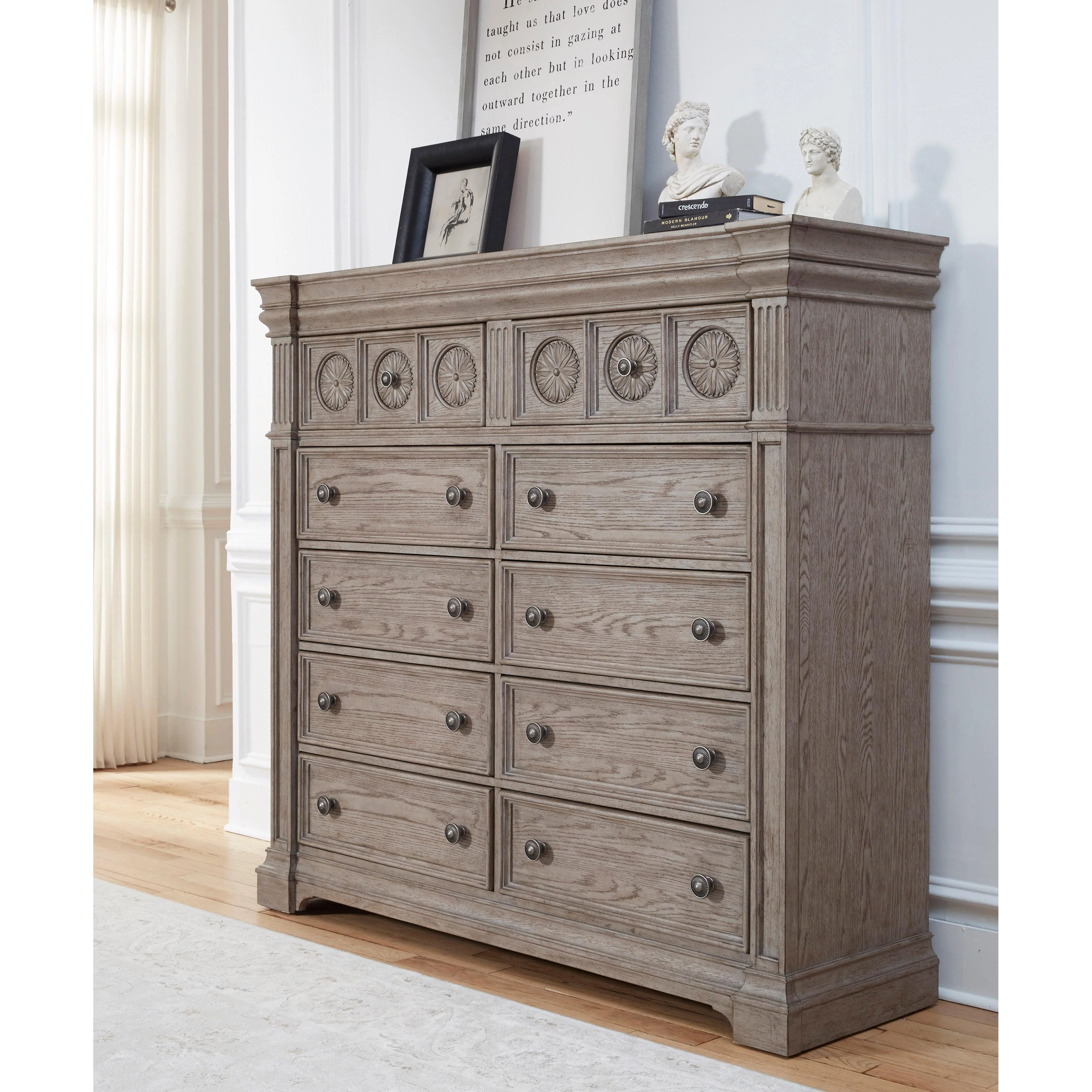 Kingsbury 10 Drawer Dresser - Remutear