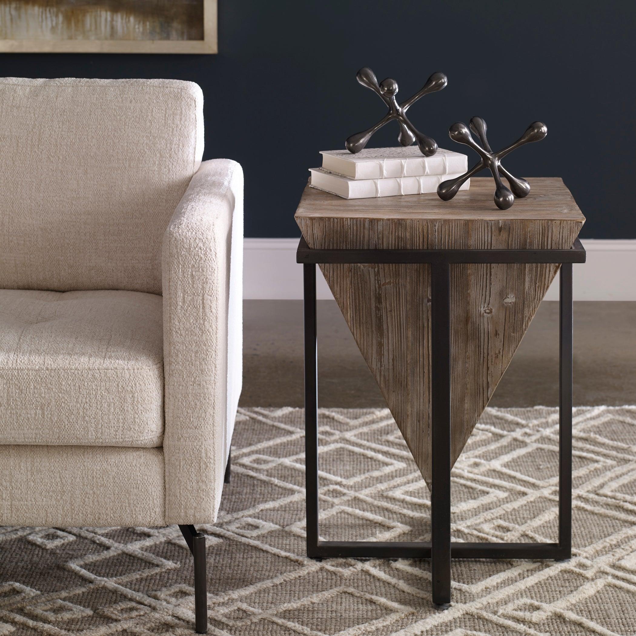 BERTRAND WOOD ACCENT TABLE - Remutear