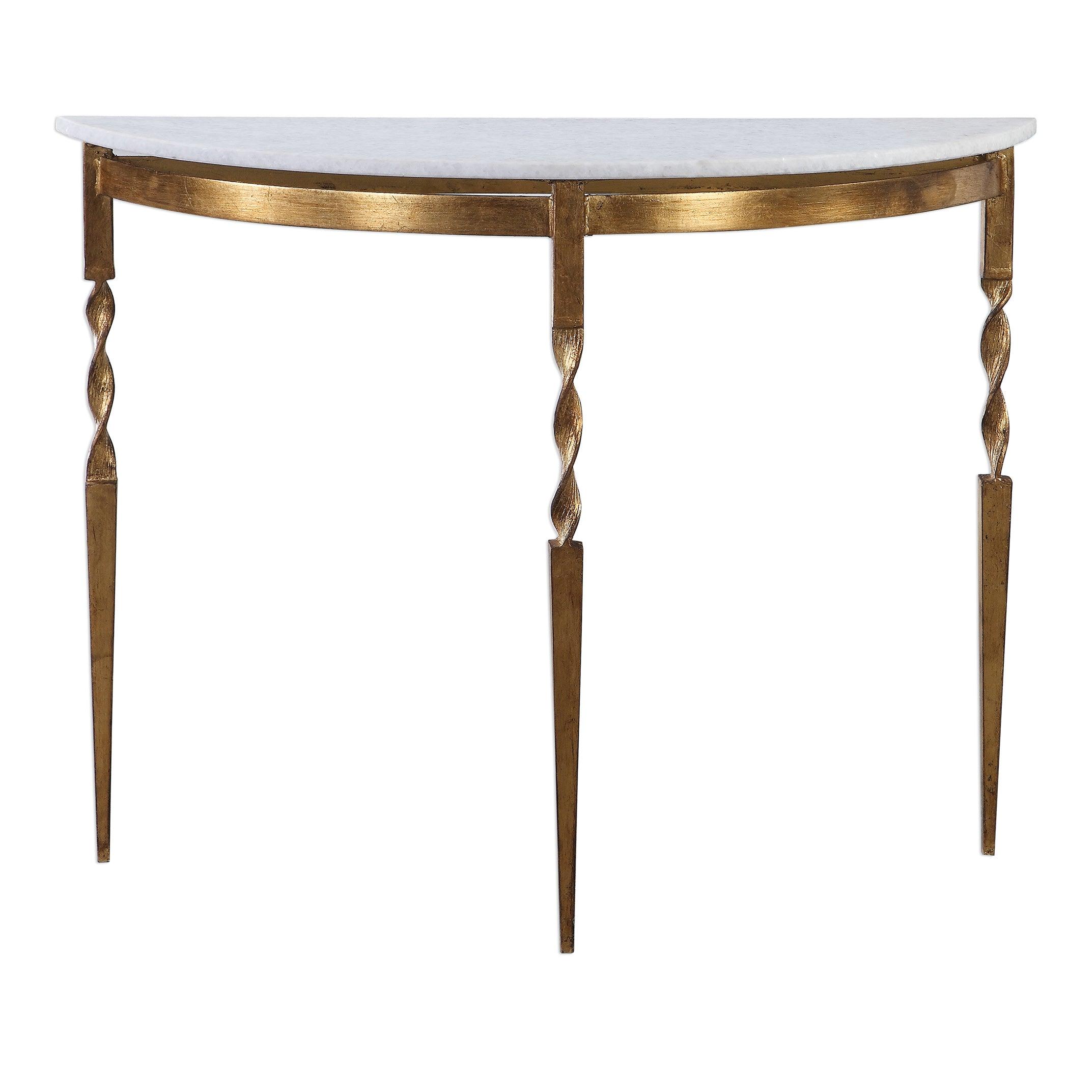 IMELDA DEMILUNE CONSOLE TABLE - Remutear