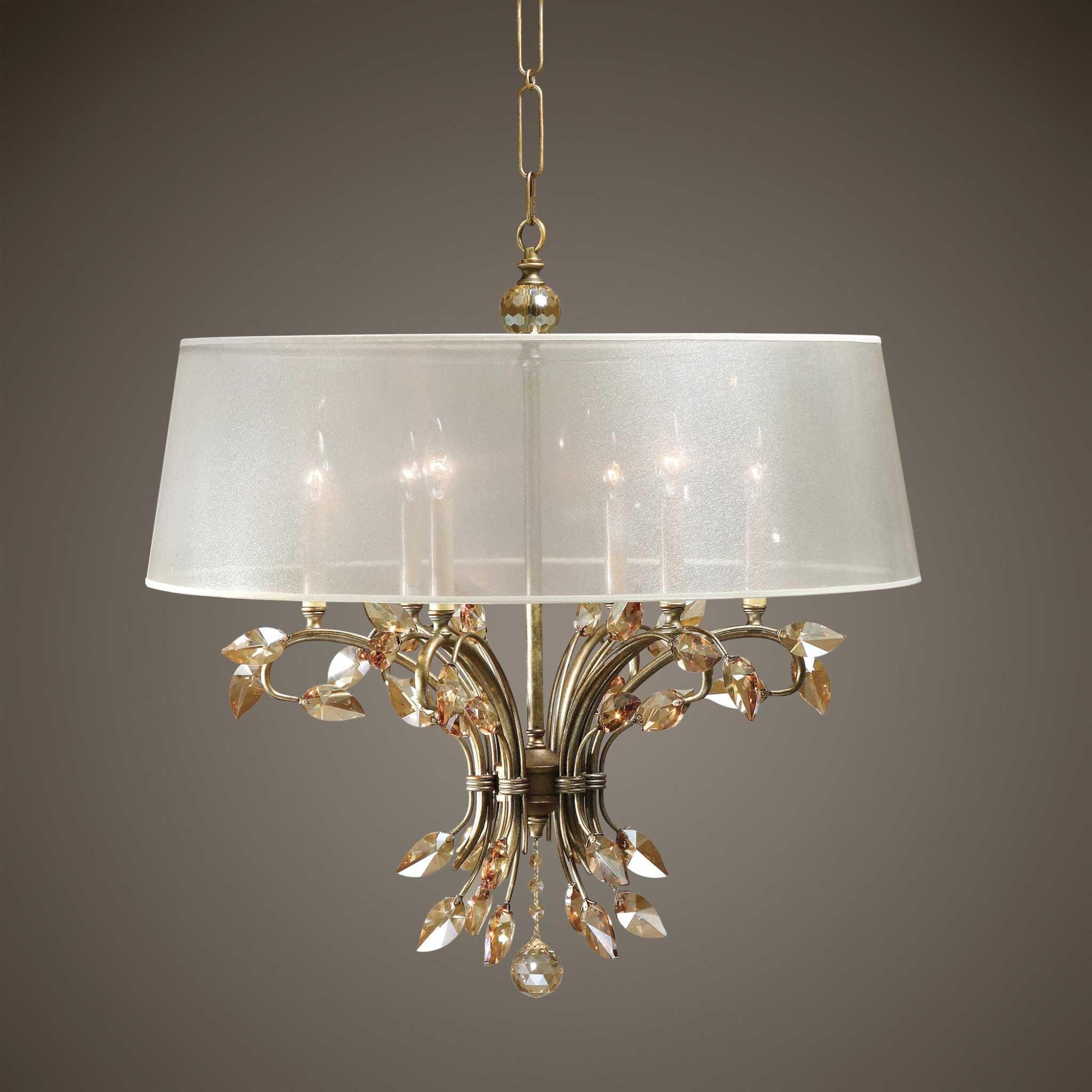 ALENYA 6 LT SHADE CHANDELIER - Remutear
