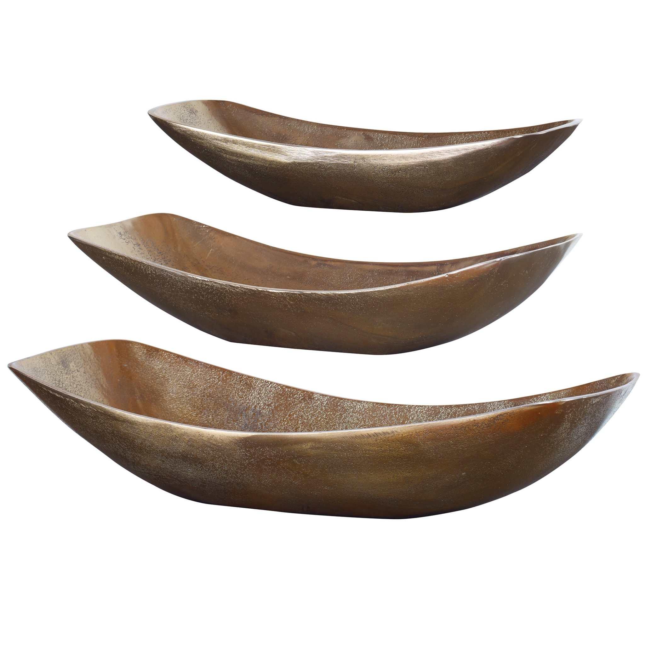 ANAS ANTIQUE BRASS BOWLS SET/3 - Remutear