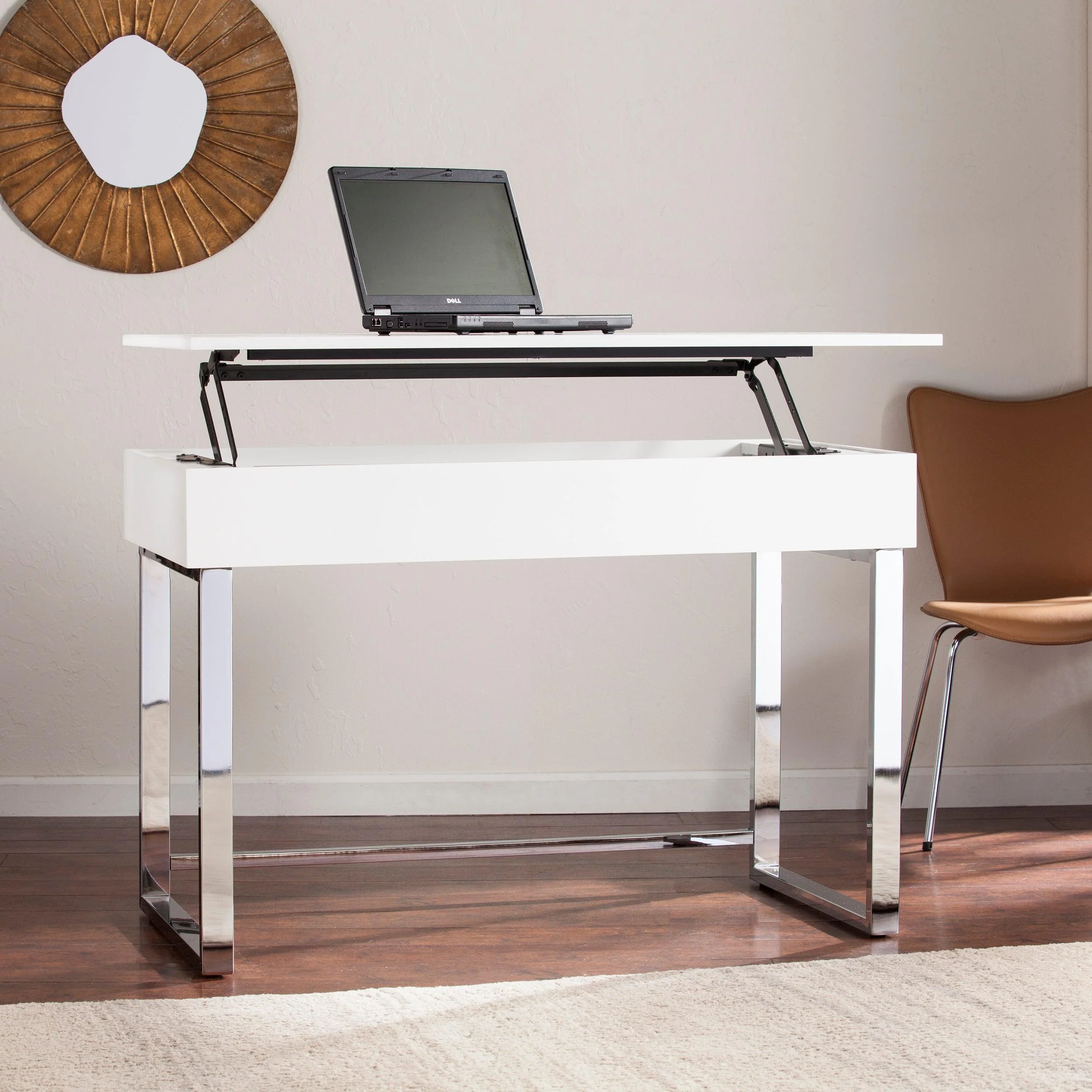 Inman Adjustable Height Sit-Stand Desk - Remutear