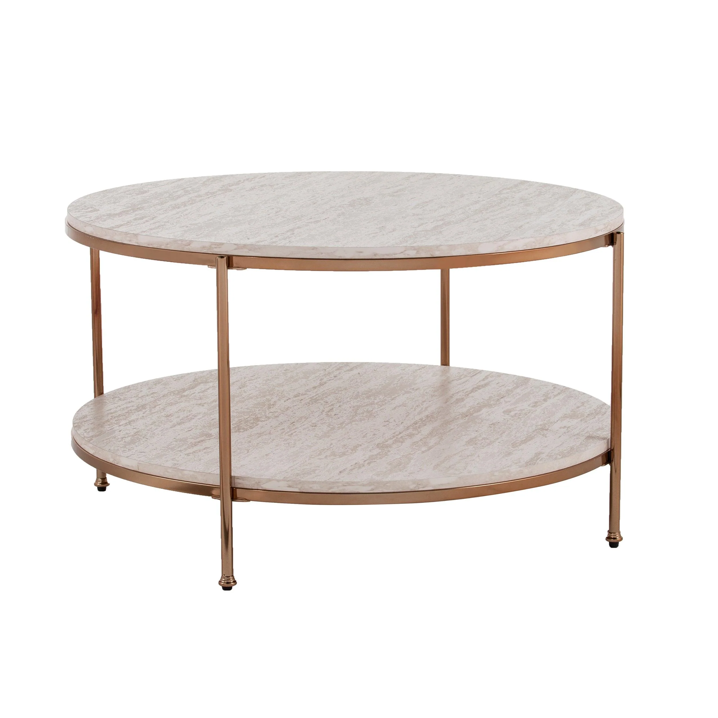 Silas Faux Stone Coffee Table - Remutear