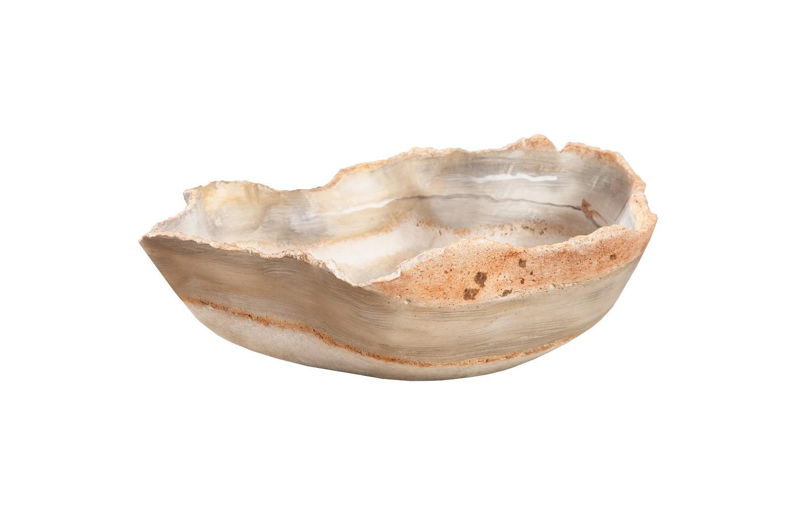 Cast Onyx Bowl, Faux Finish, Small - Remutear