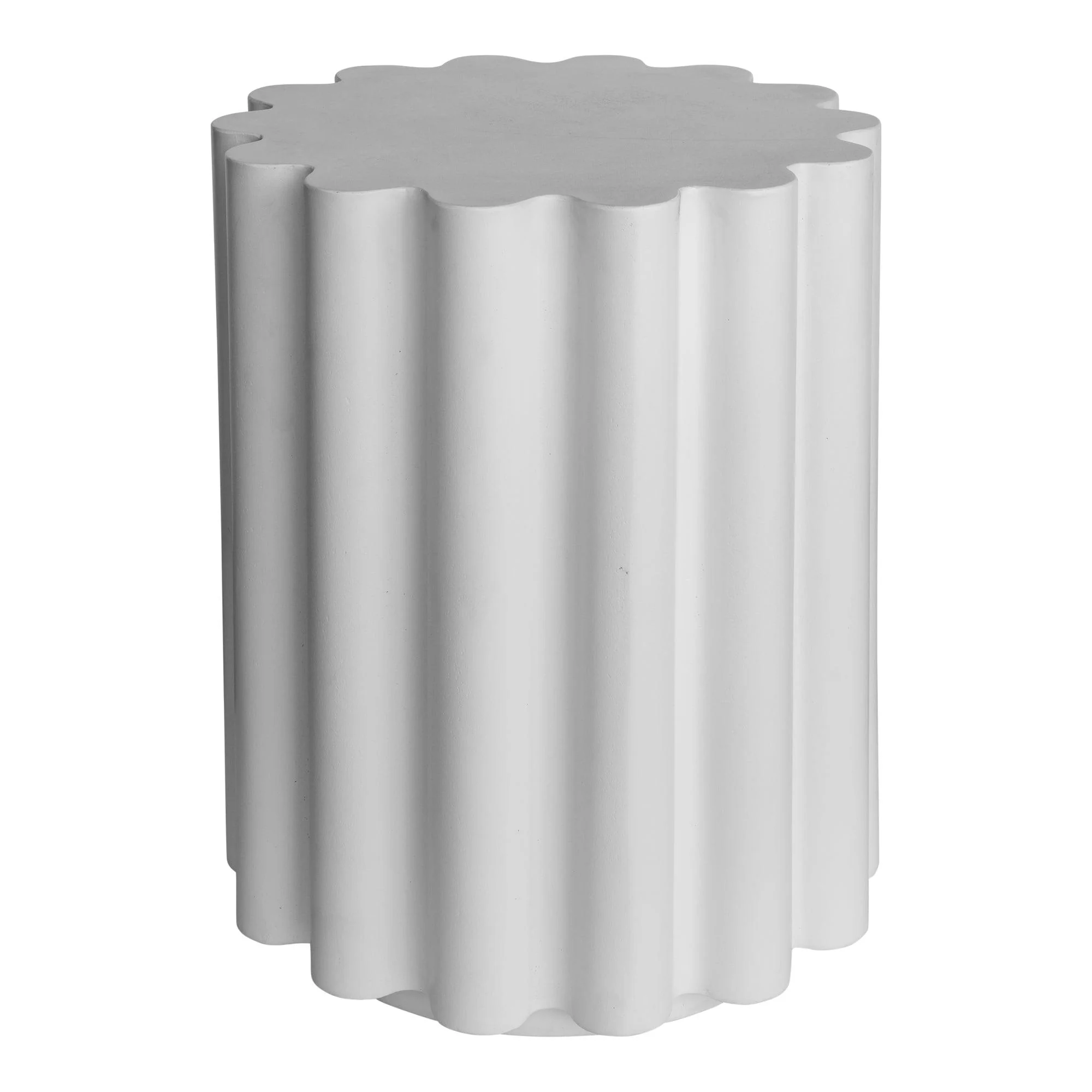 Taffy Accent Table White - Remutear