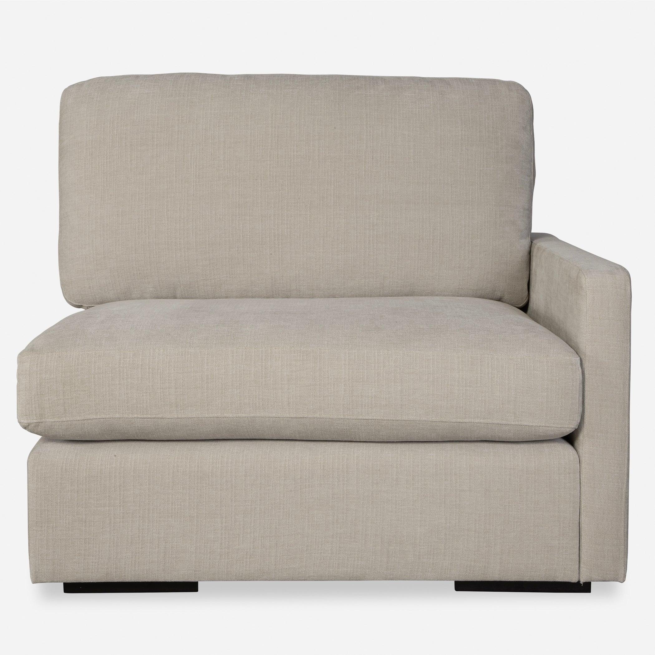 Refuge Sand Right Arm Facing Sofa - Remutear