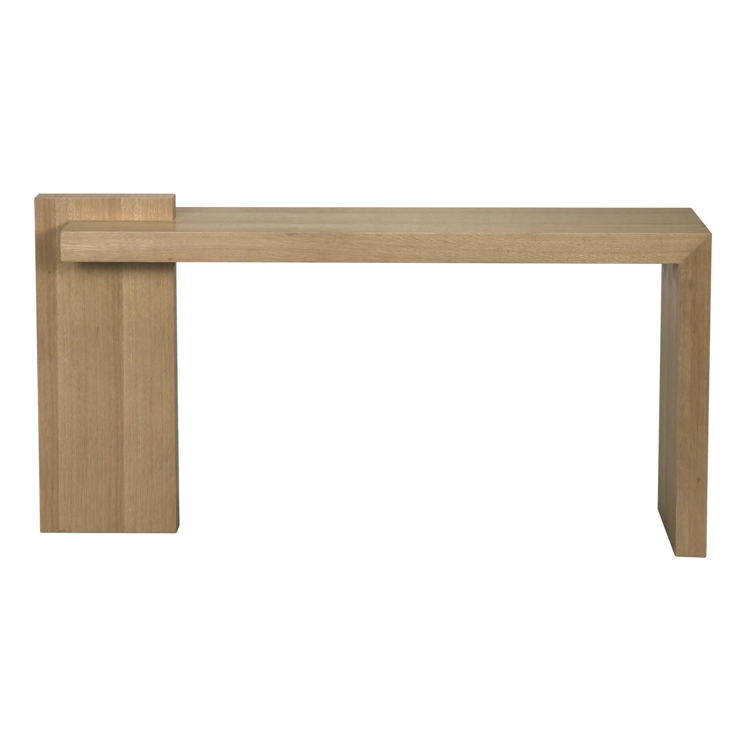 Atlanta Console, White Oak Veneer - Remutear