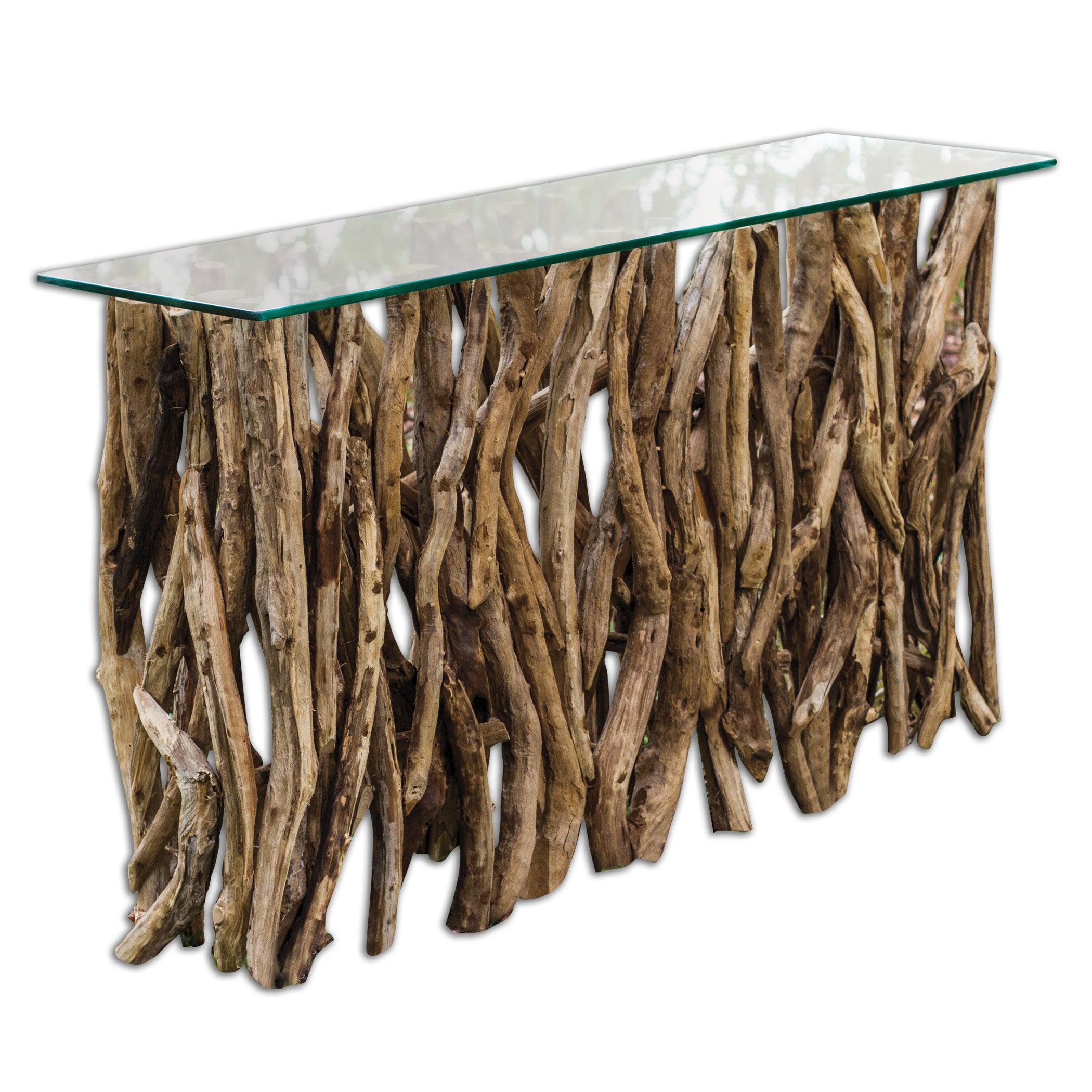 Teak Wood Console - Remutear